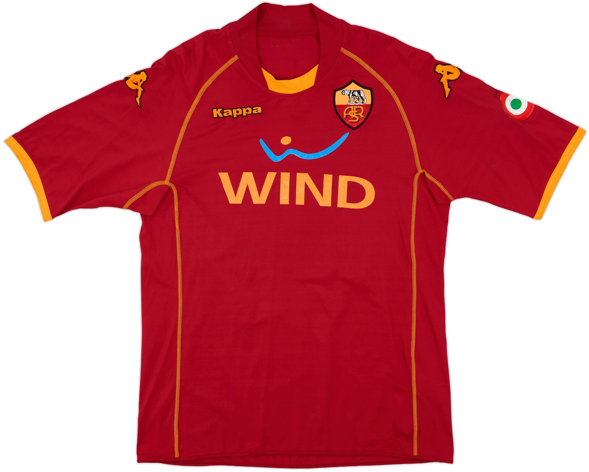 2008-09 Roma Home Shirt Totti #10 - 7/10 - (XL)