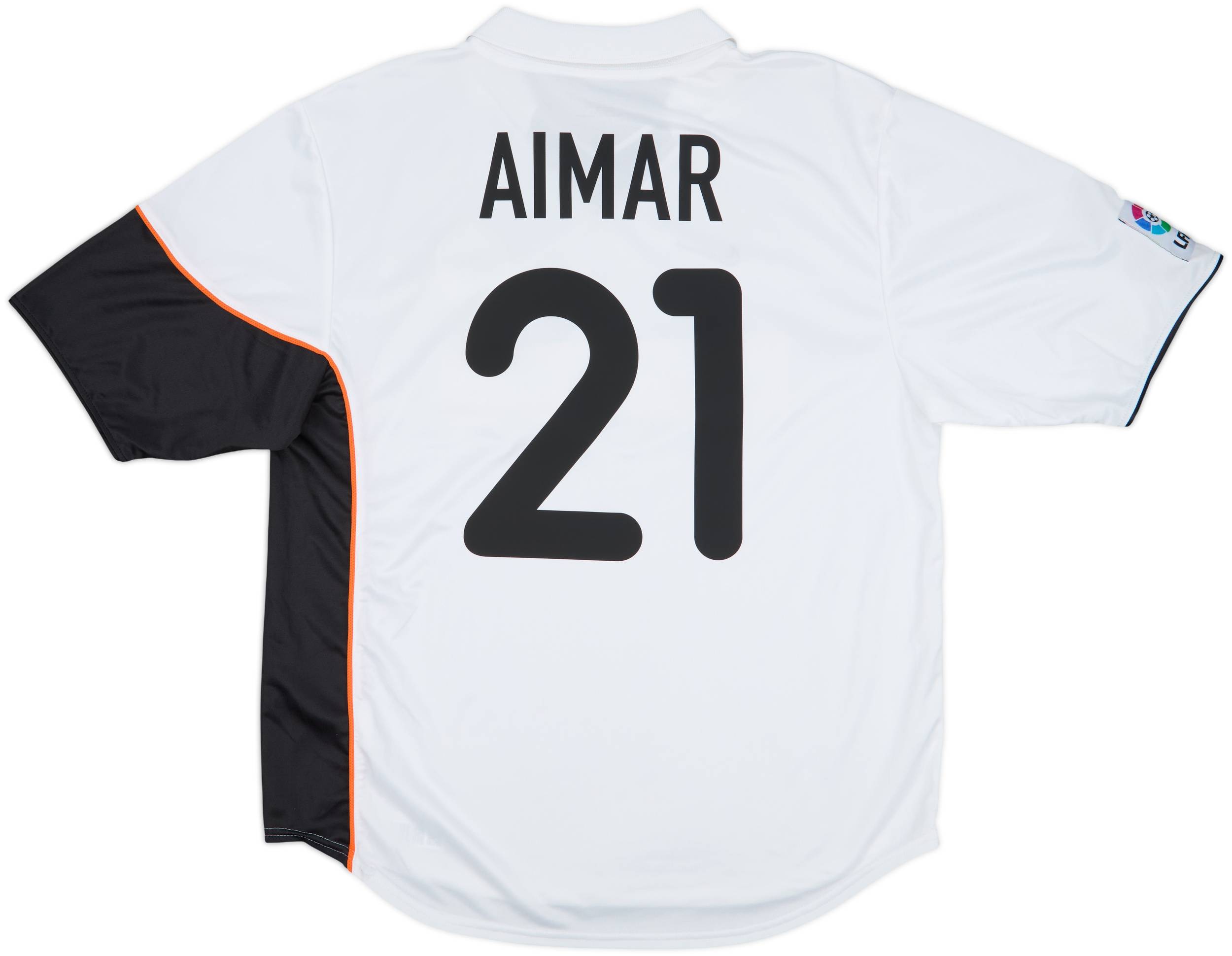 雑誌で紹介された #21 Aimar Shirt Home Valencia 2001-02 - (L) - 8/10 ウェア