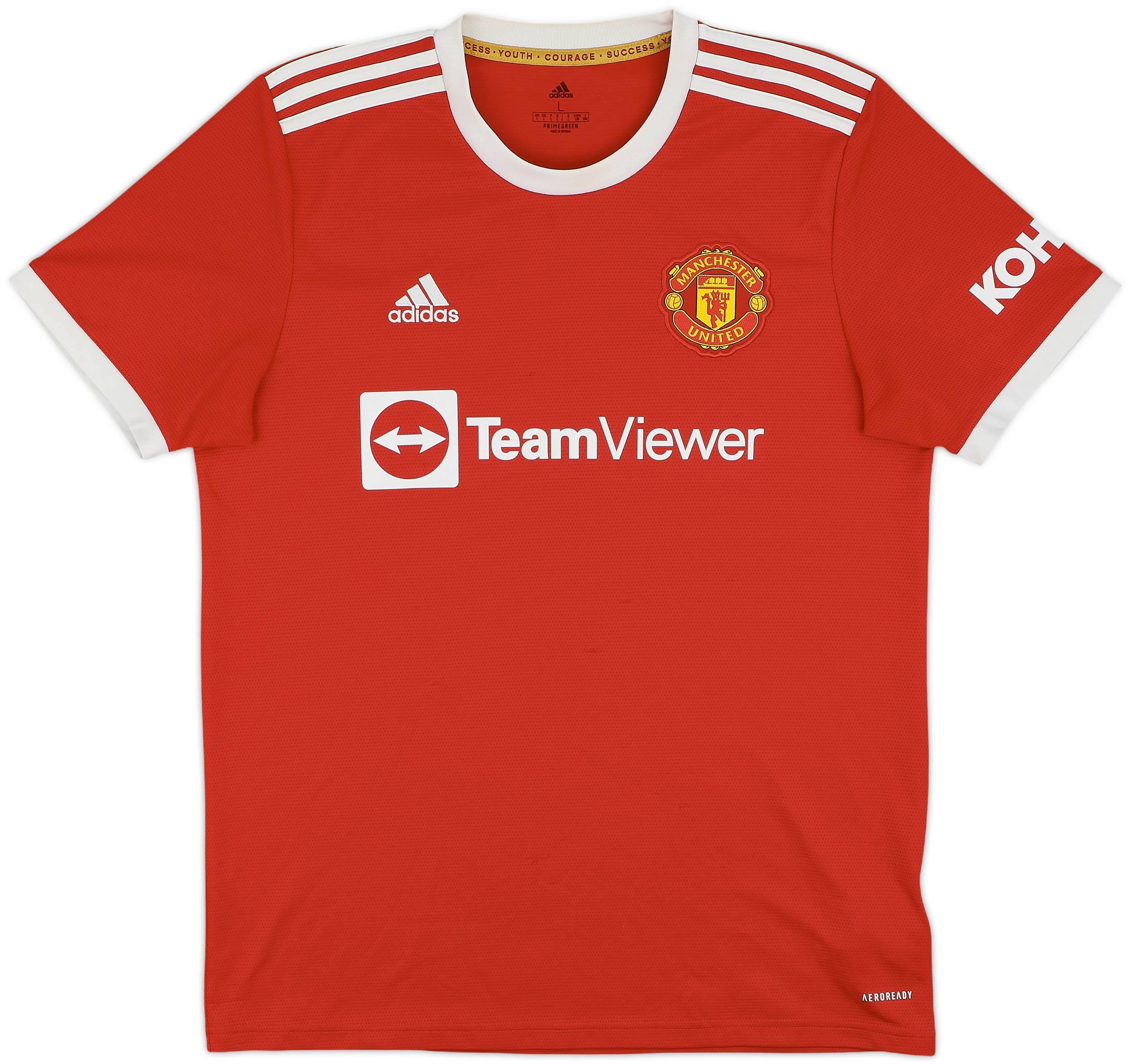 Ronaldo #7 Manchester United Jersey And Shorts. Youth Large