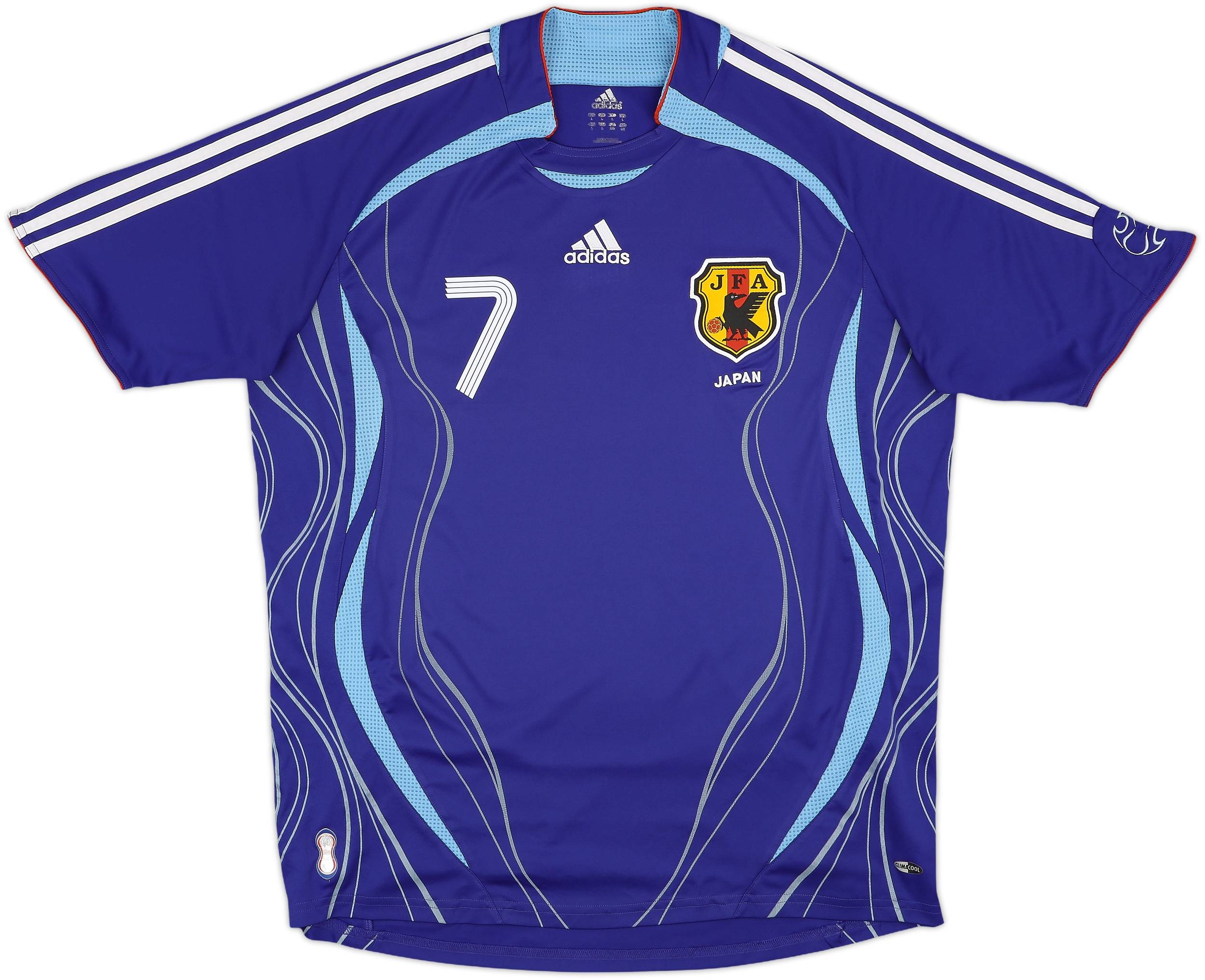 2006-08 Japan Home Shirt Nakata #7 - 8/10 - (L)
