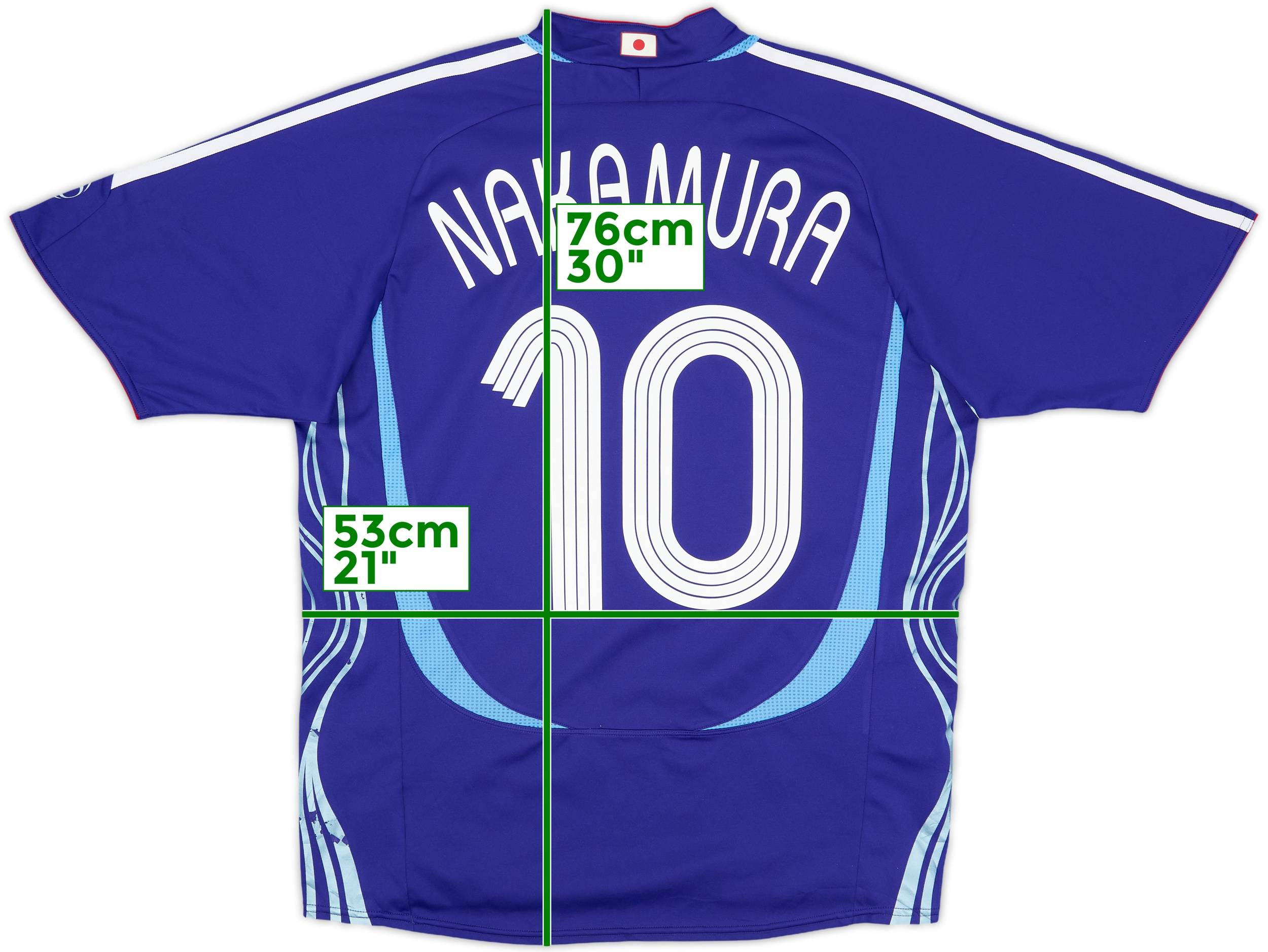 2006-08 Japan Home Shirt Nakamura #10 - 7/10 - (M)