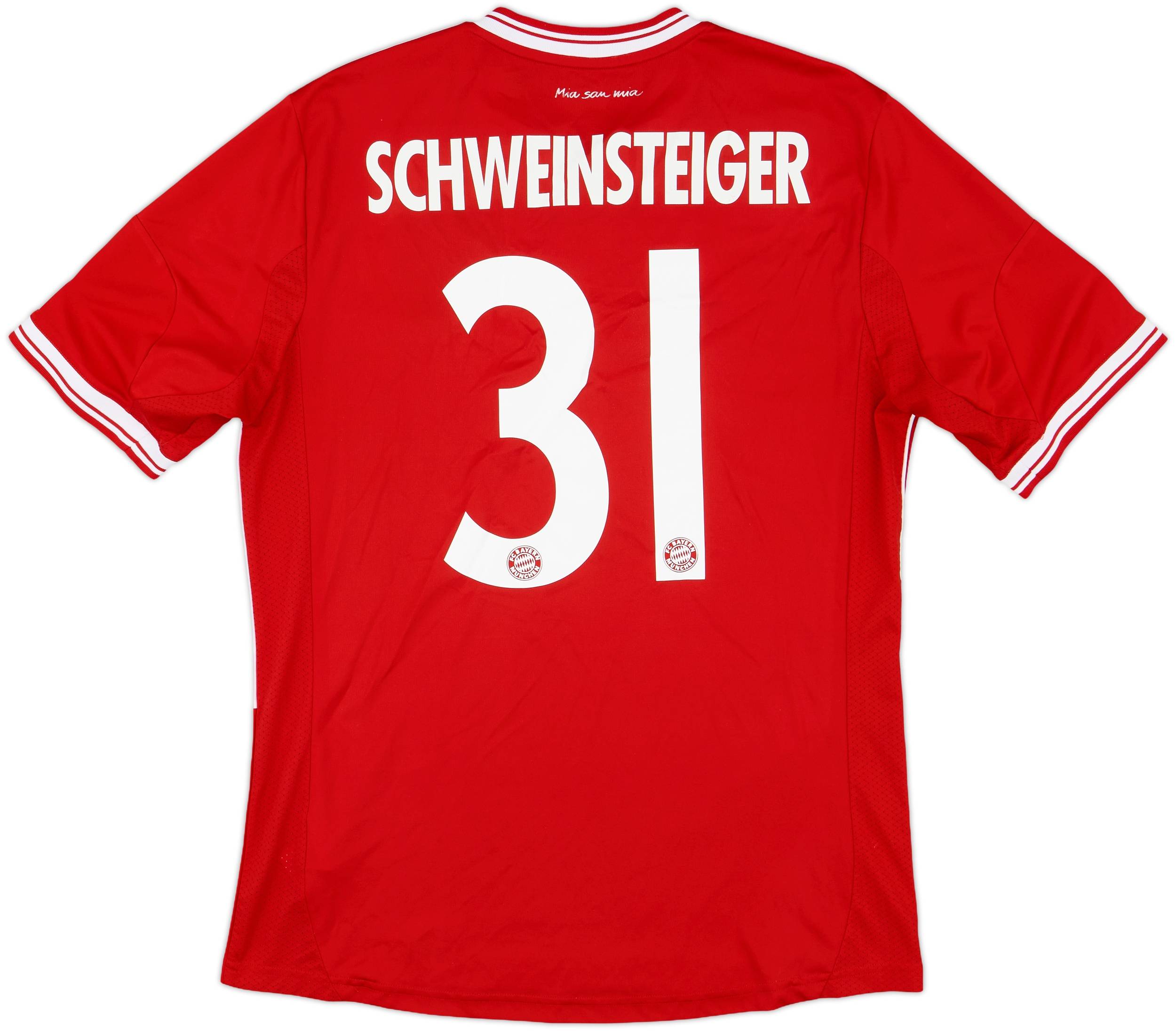FC Bayern München 2013 シャツ/Lサイズ 2013-14 Bayern Munich Home Shirt Schweinsteiger #31 - 8/10 - (M)