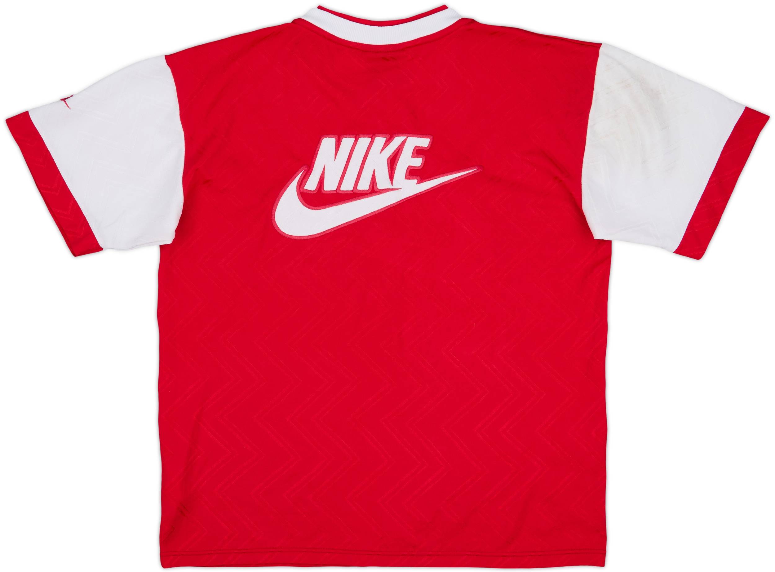 【正規 90s NIKE arsenal training polo】 Arsenal Vintage Jersey Training Football Soccer Polo Shirt