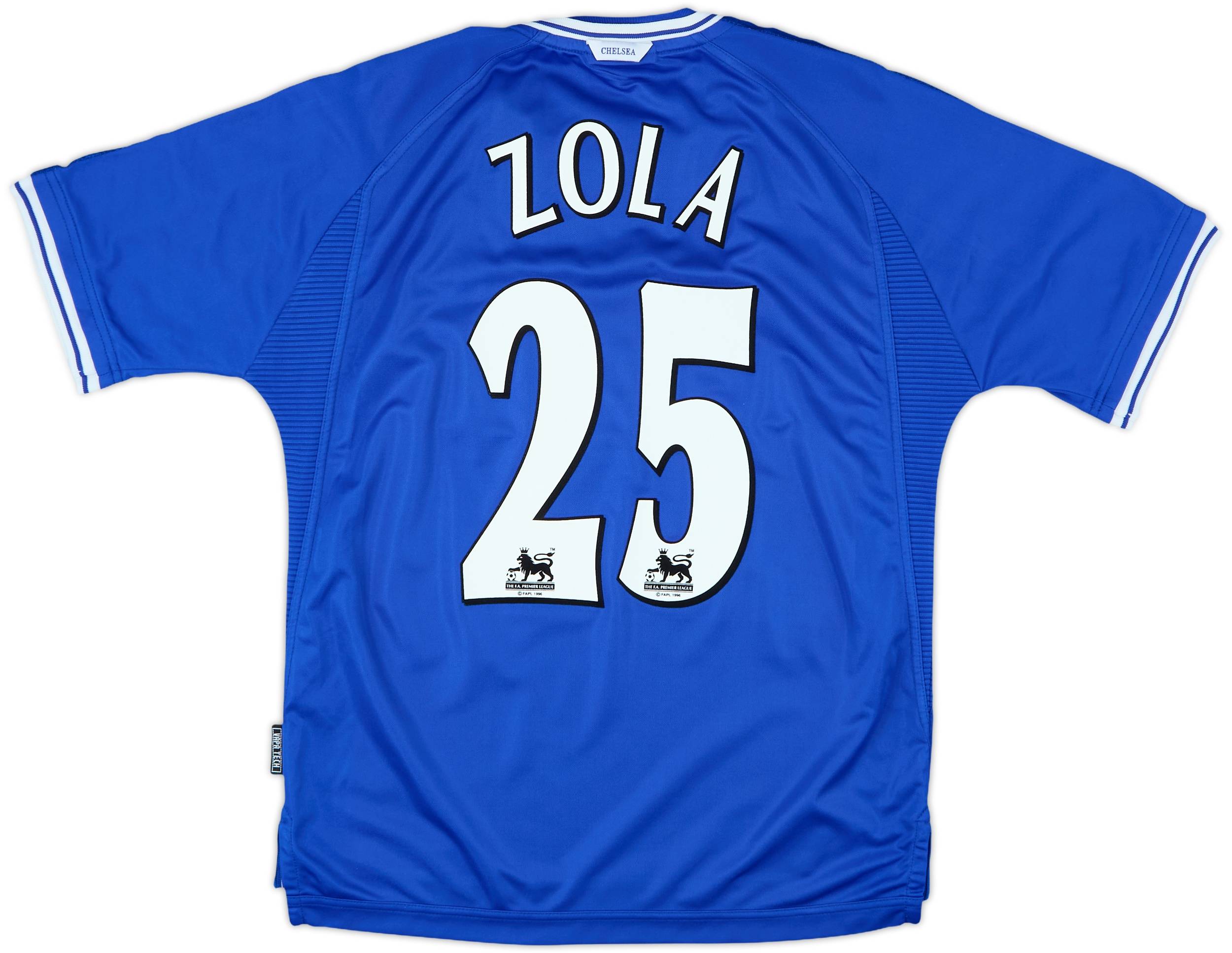 1999-01 Chelsea Home Shirt Zola #25 - 8/10 - (XXL)