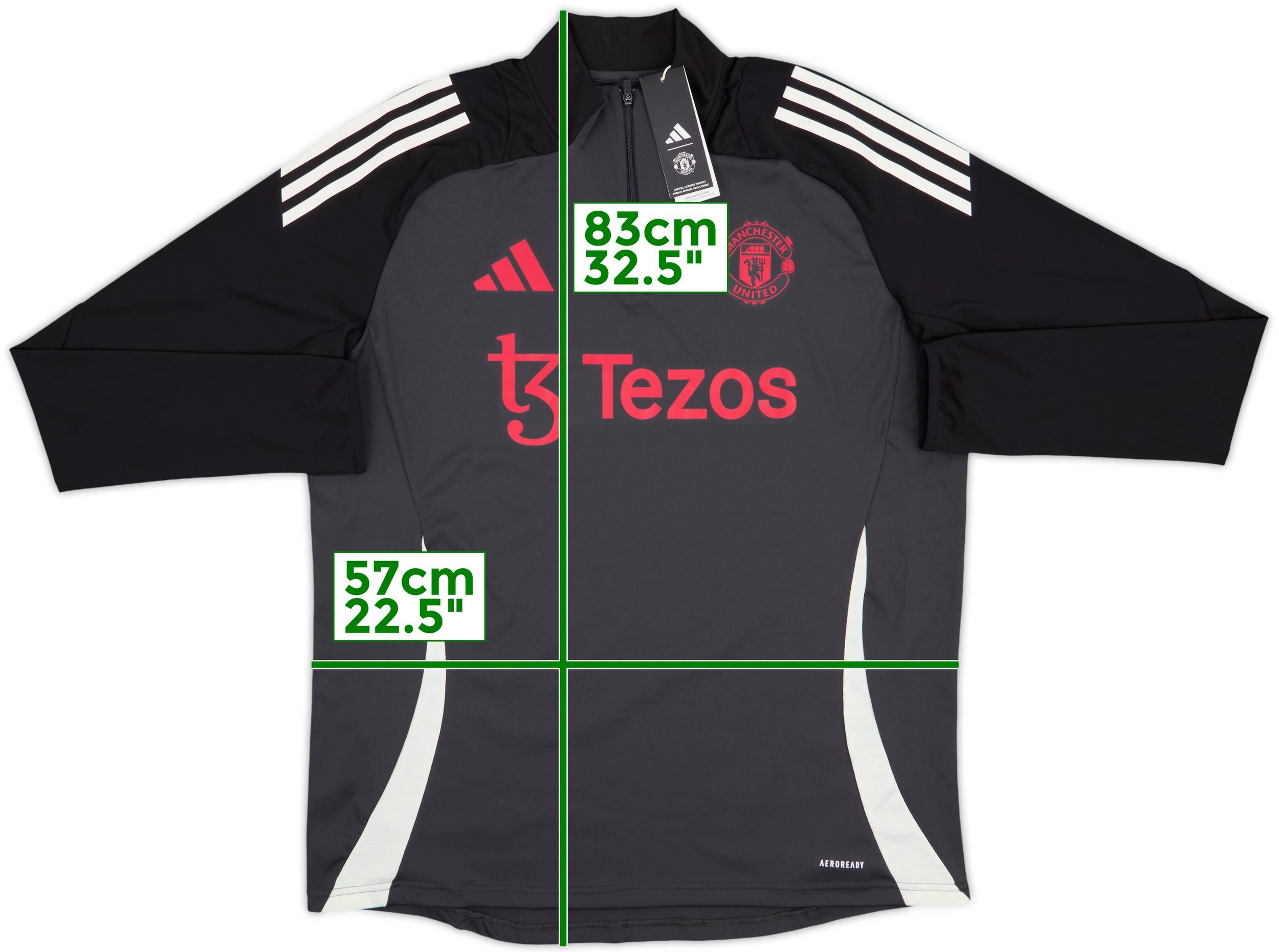 manchester united drill top Pullover ピステ 2006-07 Manchester United Nike 1/4 Zip Drill Top - 9/10 - (S)