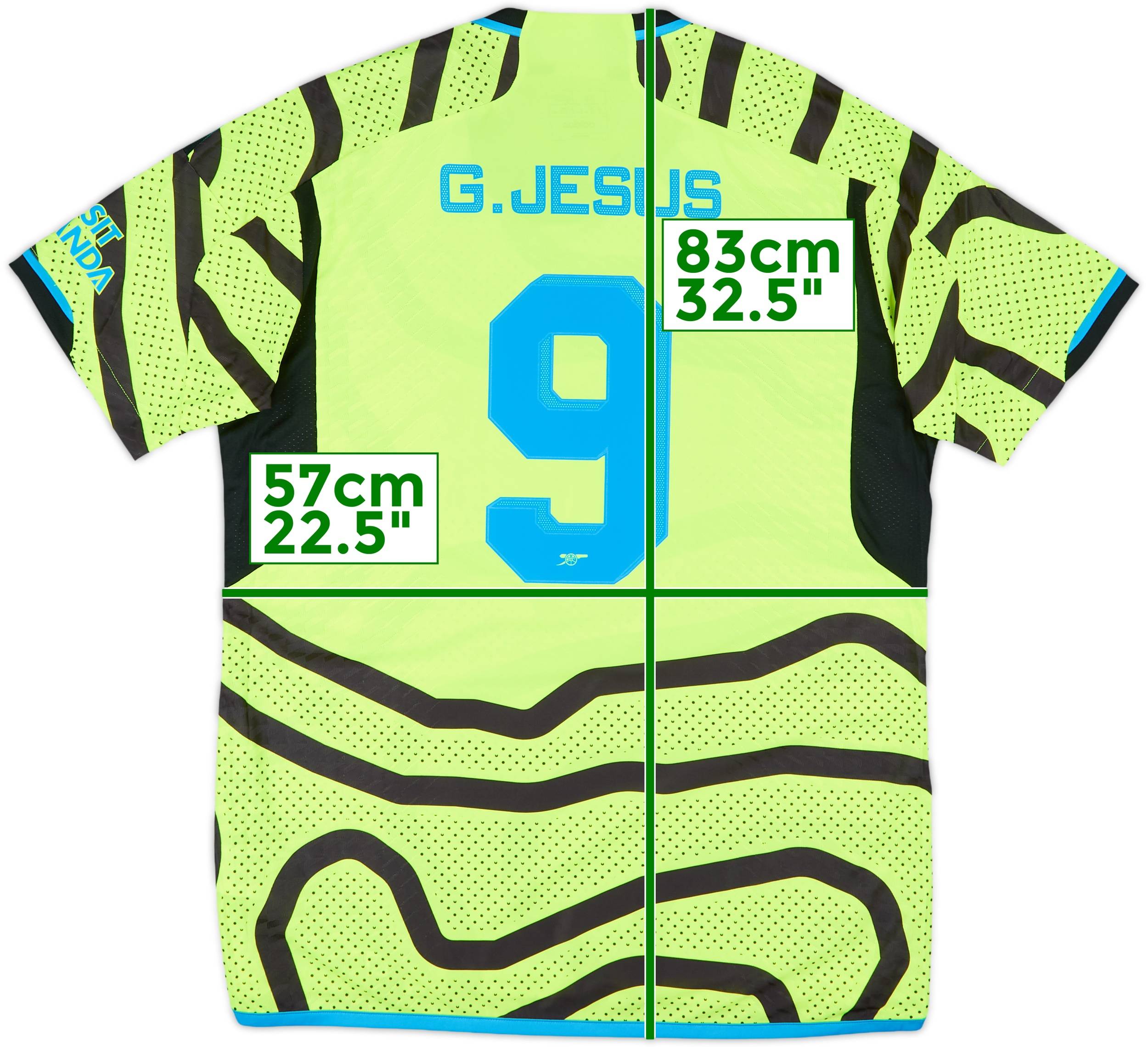 Adidas Arsenal 2025 Home 9 G. Jesus Jersey