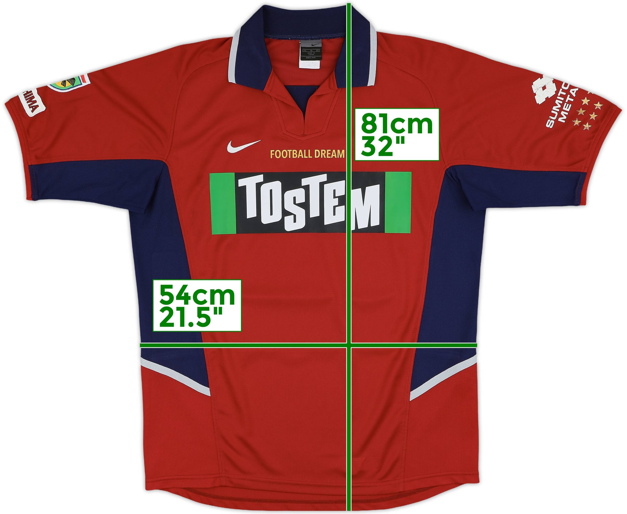 ラウンド  2002-03 Kashima Antlers Home Shirt - 9/10 - (XL) ウェア