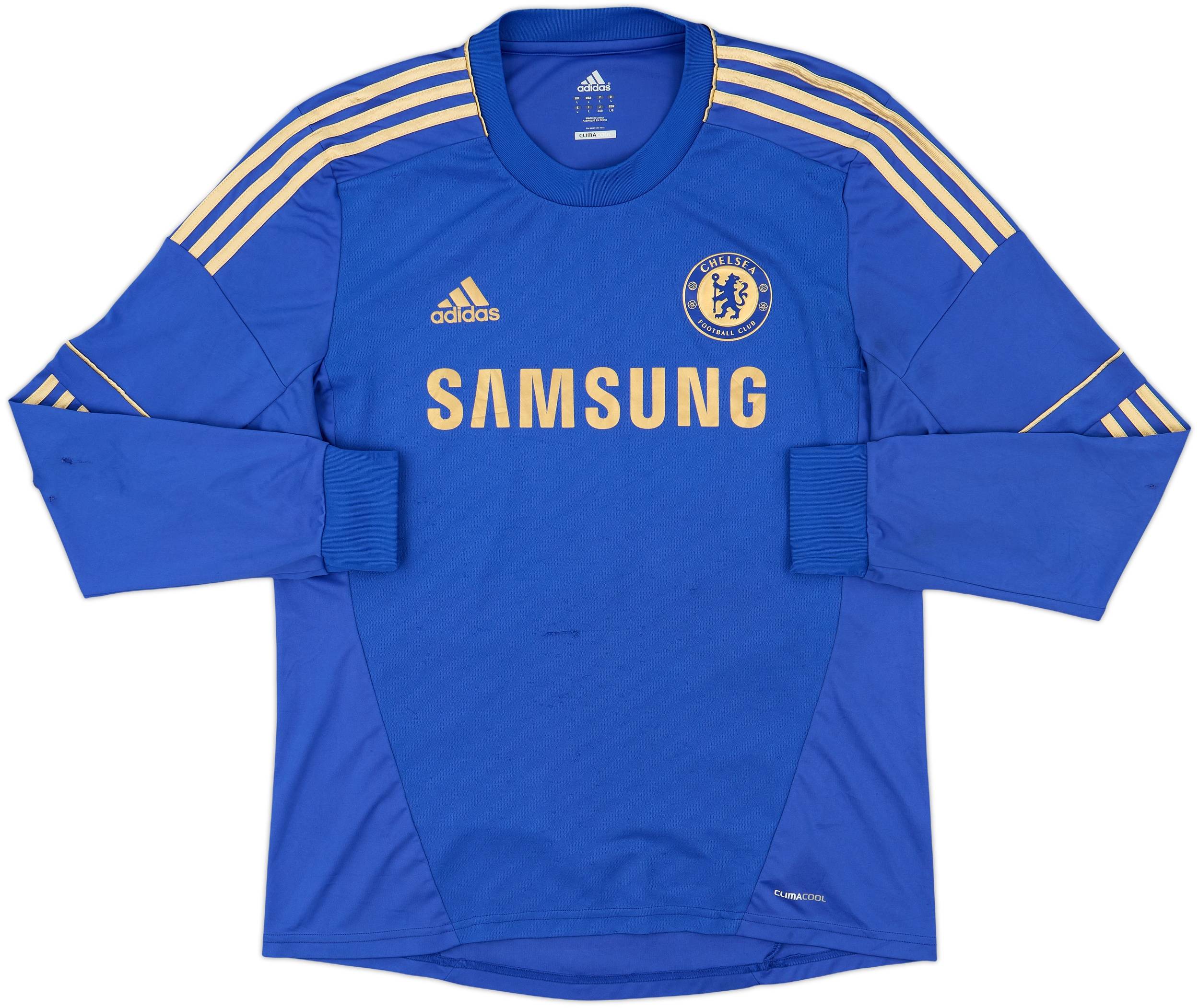 2013-14 Chelsea adidas Cotton Training Shirt - 8/10 - (M)