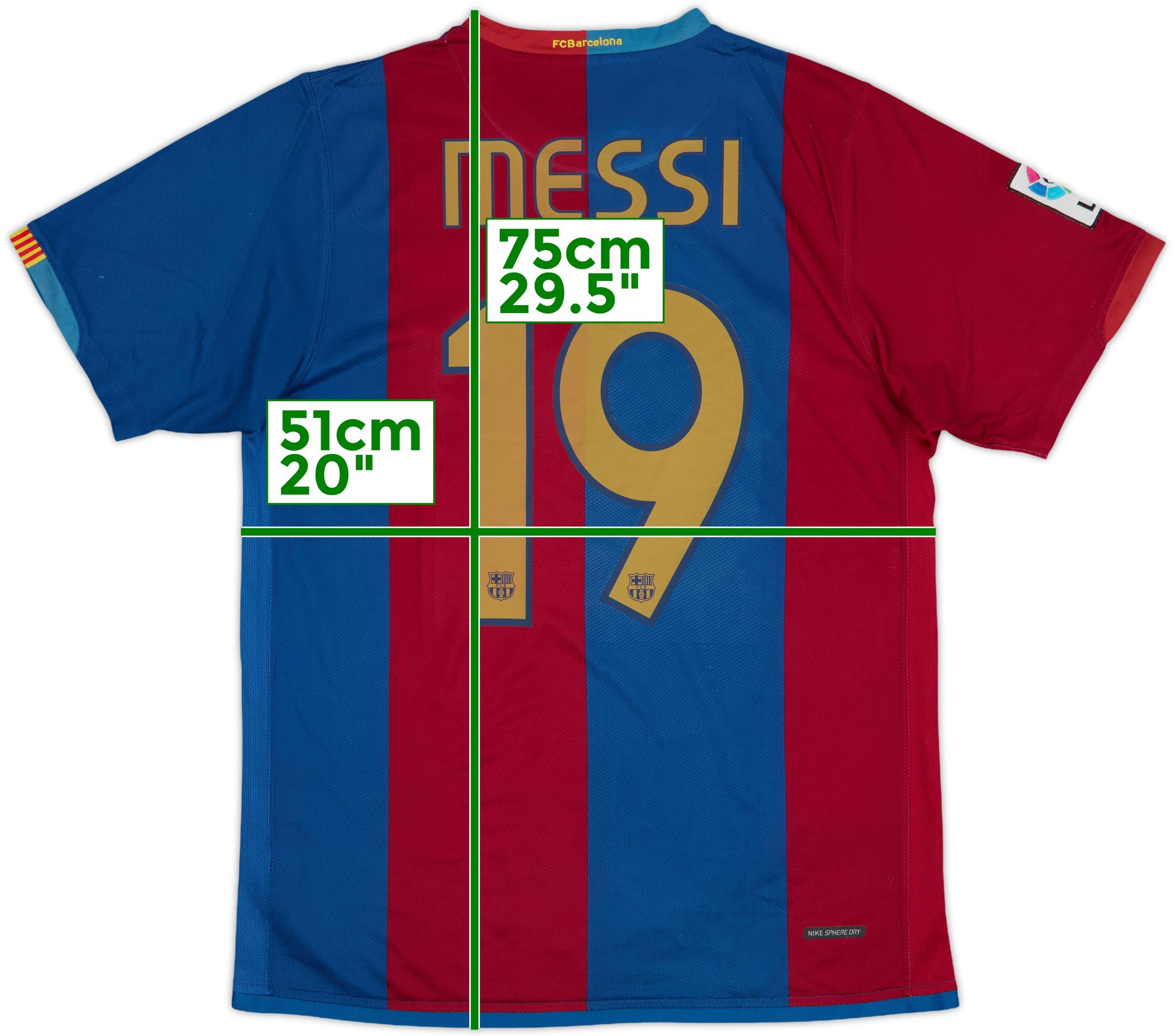 【2025春夏新作】 2006-07 Barcelona Home Shirt Messi #19 - 8/10 - (M) ウェア