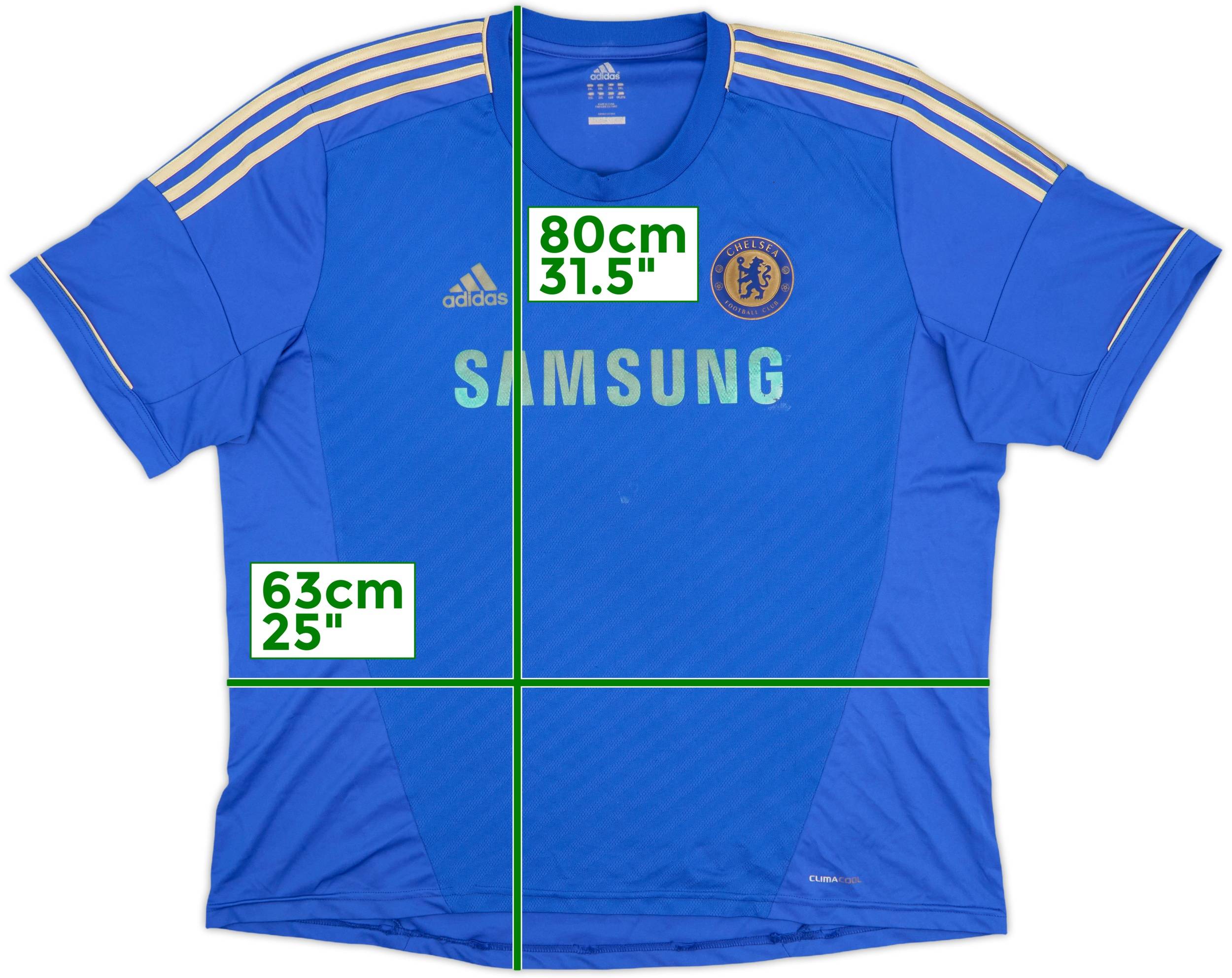 CHELSEA 2012/2013 HOME FOOTBALL SHIRT JERSEY ADIDAS SIZE S