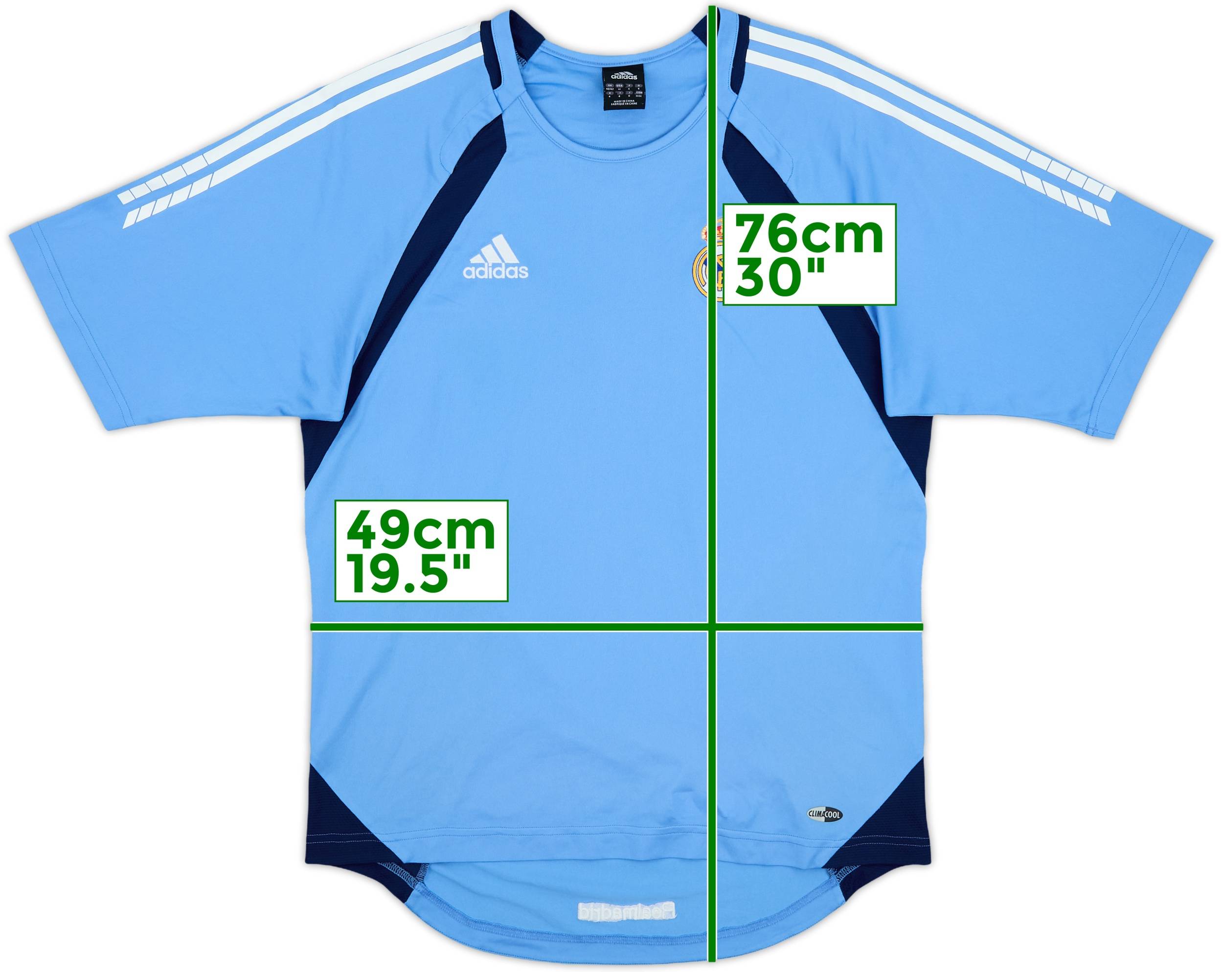 2005-06 Real Madrid adidas Training Shirt - 10/10 - (M/L)
