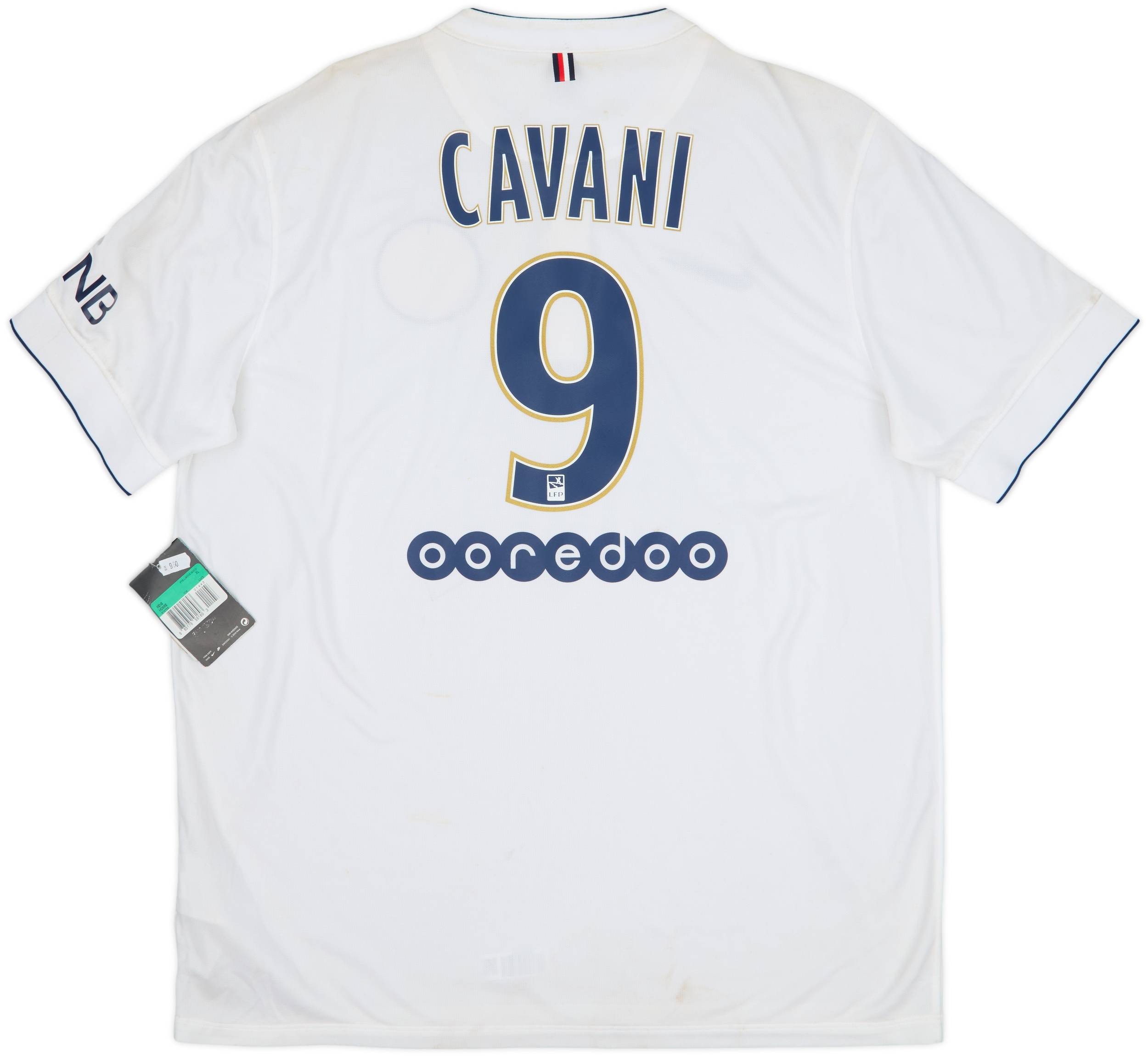 【本物保証】 2014-15 Paris Saint-Germain Away Shirt Cavani #9 (XL) ウェア
