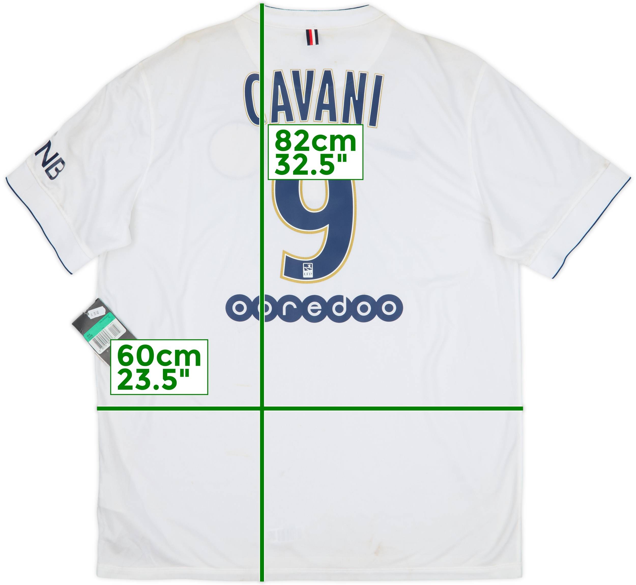 2014-15 Paris Saint-Germain Away Shirt Cavani #9 (XL)