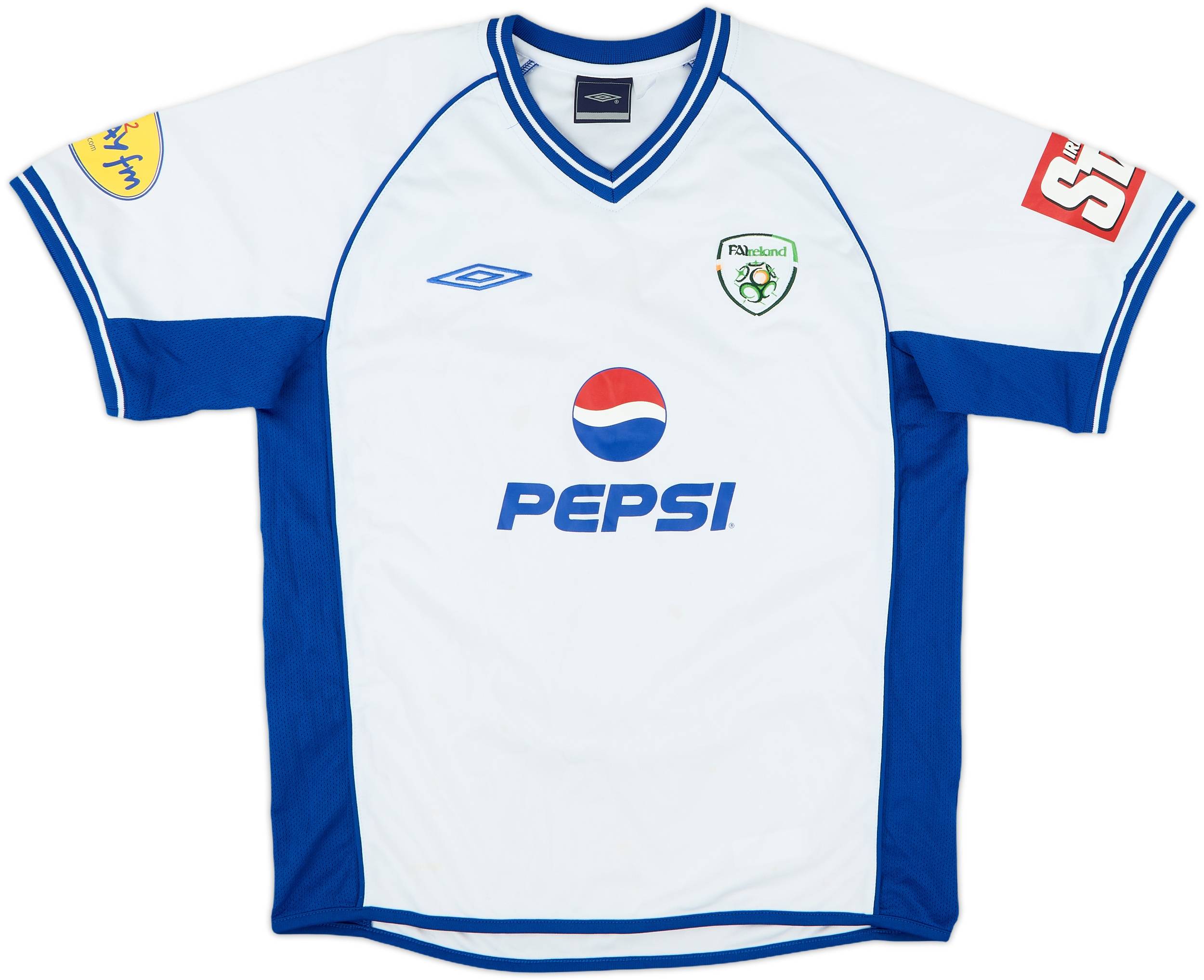 2000s UMBRO×Ireland Football Game Shirt IRELAND 2000 2001 HOME FOOTBALL SHIRT SOCCER JERSEY LONG