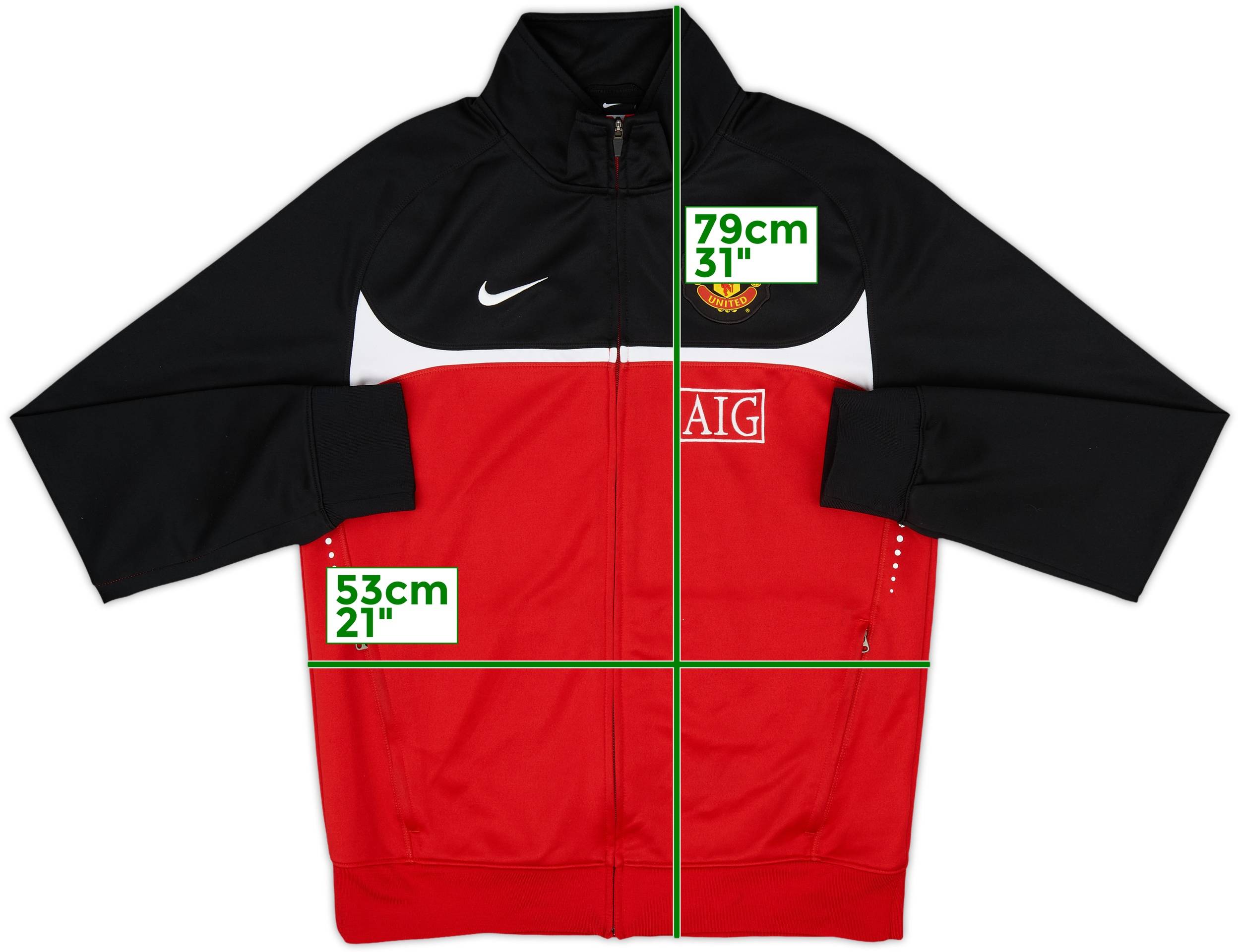 希少✨NIKE × MANCHESTER UNITED track jacket 2009-10 Manchester United Nike Track Jacket - 8/10 - (L)