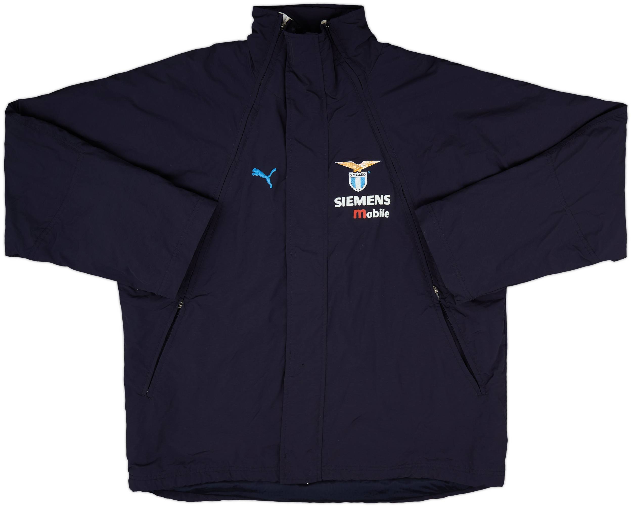 【DEARMINE】Lazio Lua Zip-Up 1994-95 Lazio Umbro Hooded Rain Jacket - 8/10 - (L)