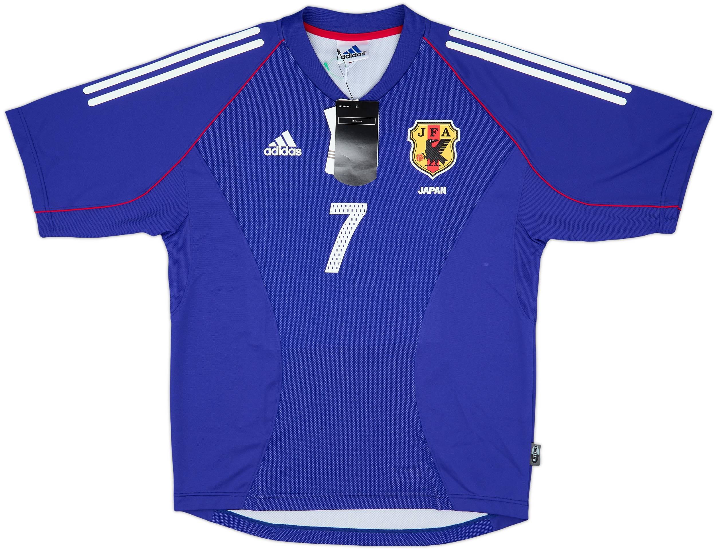 2002-04 Japan Home Shirt Nakata #7 - 8/10 - (L)