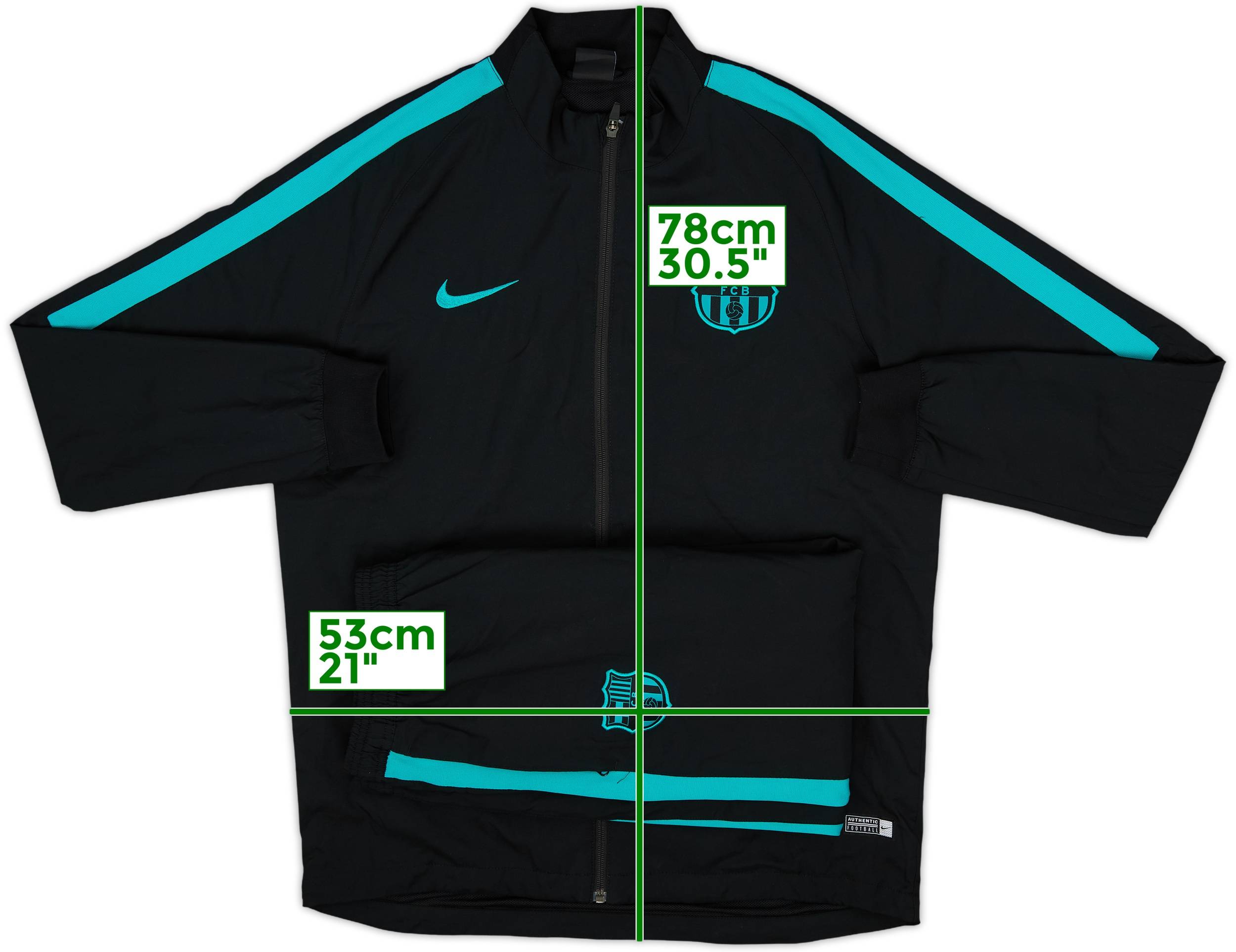2016-17 Barcelona Nike Tracksuit - 8/10 - (L)
