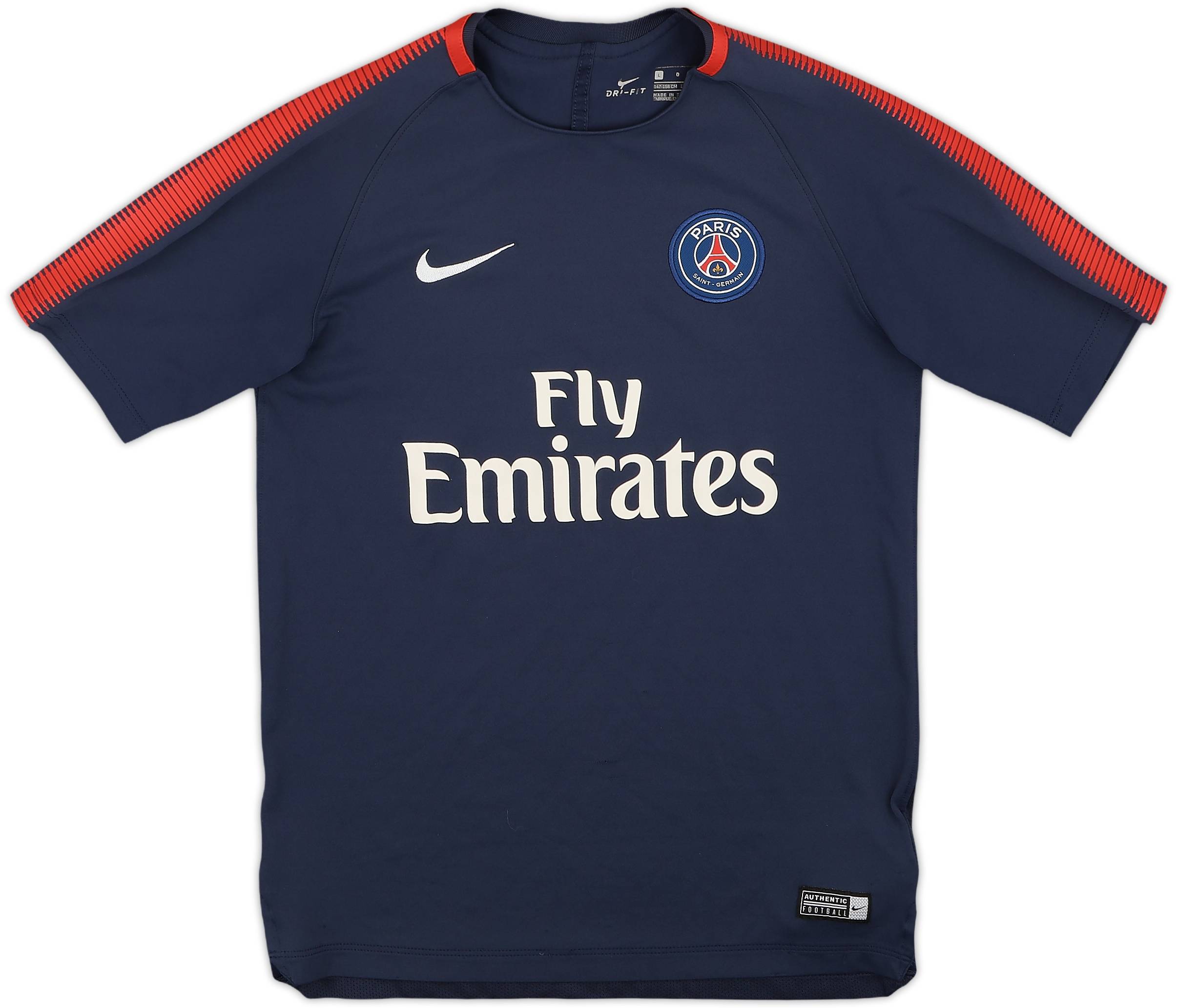 2017-18 Paris Saint-Germain Nike Training Shirt - 5/10 - (L