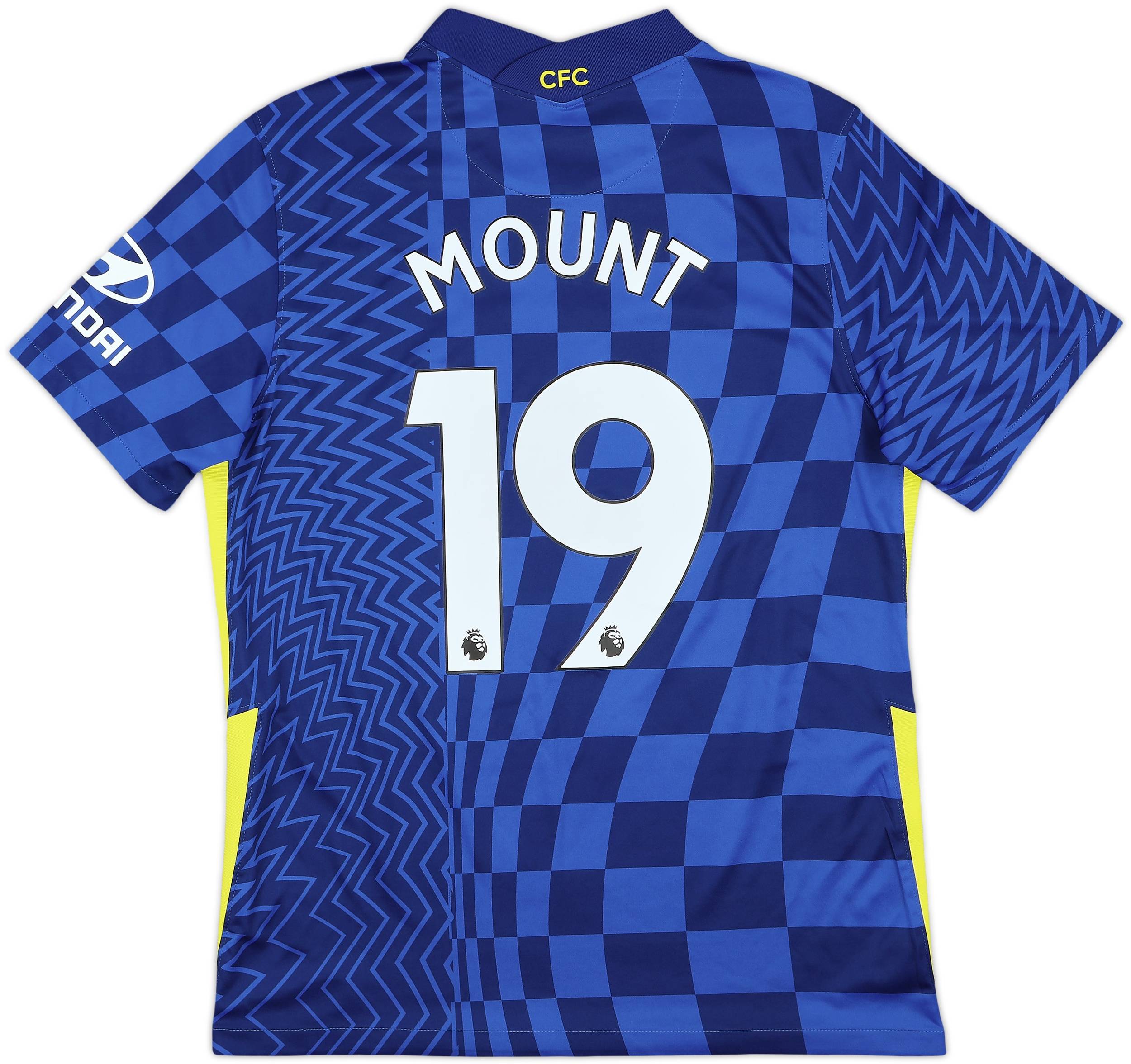 Chelsea Mason Mount 19-20シーズン 2021-22 Chelsea Home Shirt Mount #19 - 8/10 - (L)