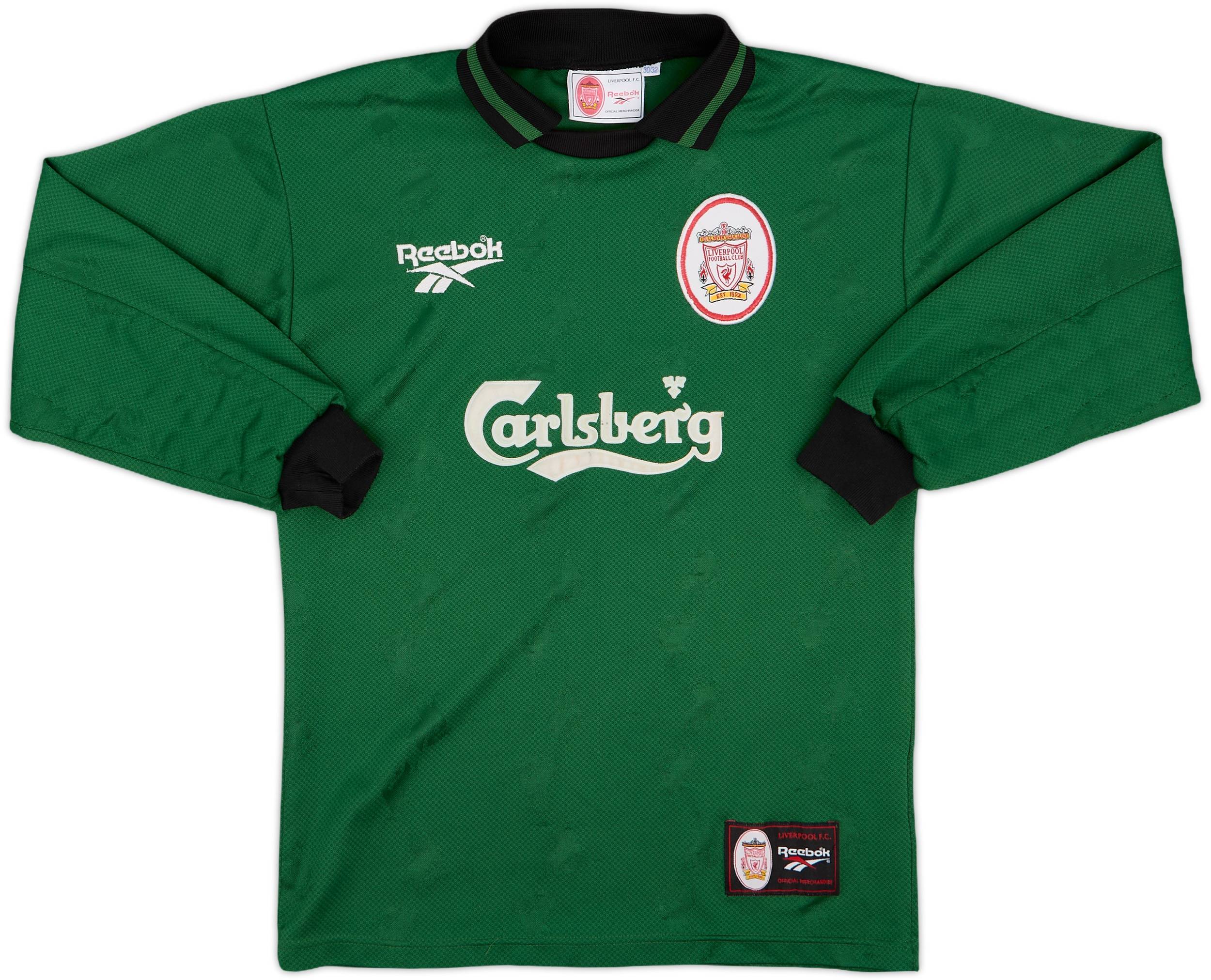 [Reebok] Liverpool GKユニフォーム 1996/97 1996-97 Liverpool GK Shirt - 9/10 - (L.Boys)