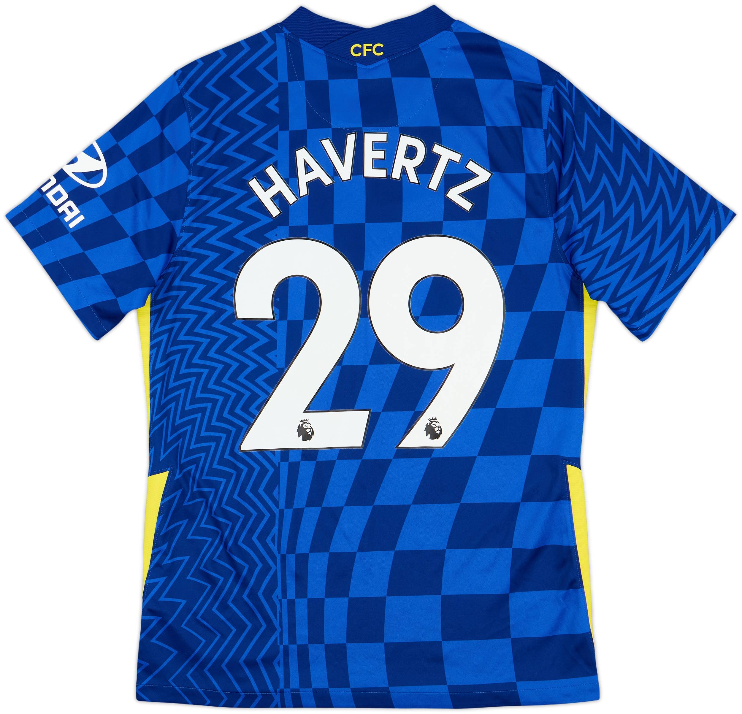 【国内正規品】2021 チェルシー HAVERTZ ユニフォーム 2021-22 Chelsea Home Shirt Havertz #29 - 8/10 - (M)