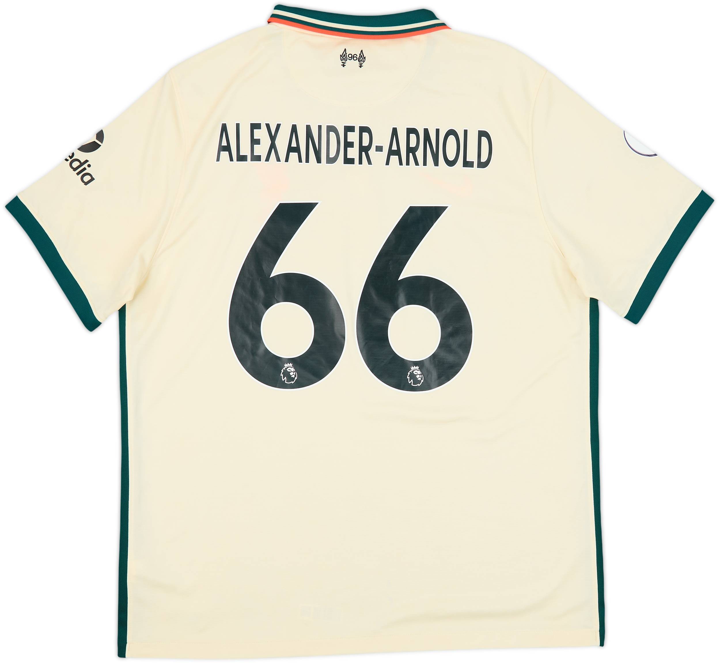 応援グッズ Liverpool 21-22 Away TAA #66 2021-22 Liverpool Away Shirt Alexander-Arnold #66 - 8/10 - (XL)