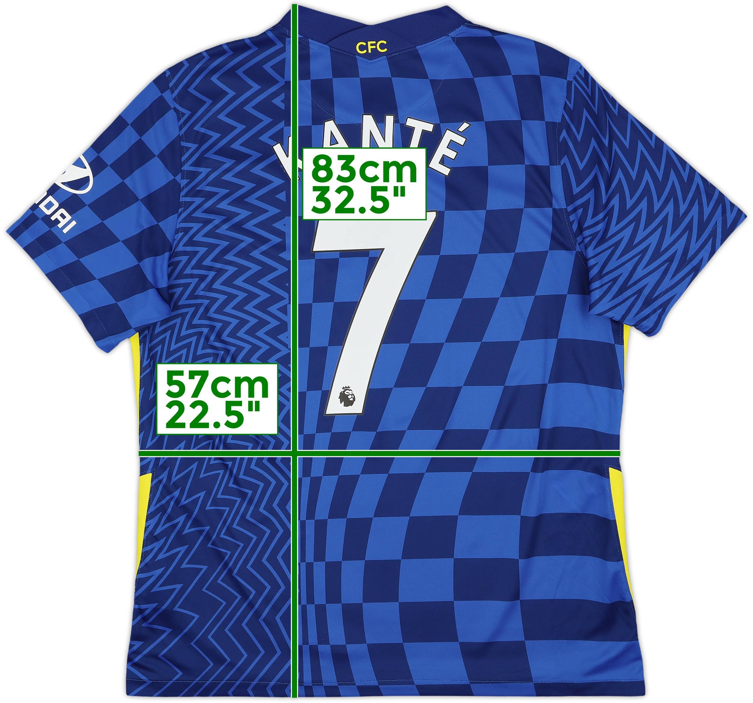 2021-22 Chelsea Home Shirt Kante #7 - 9/10 - (XL)