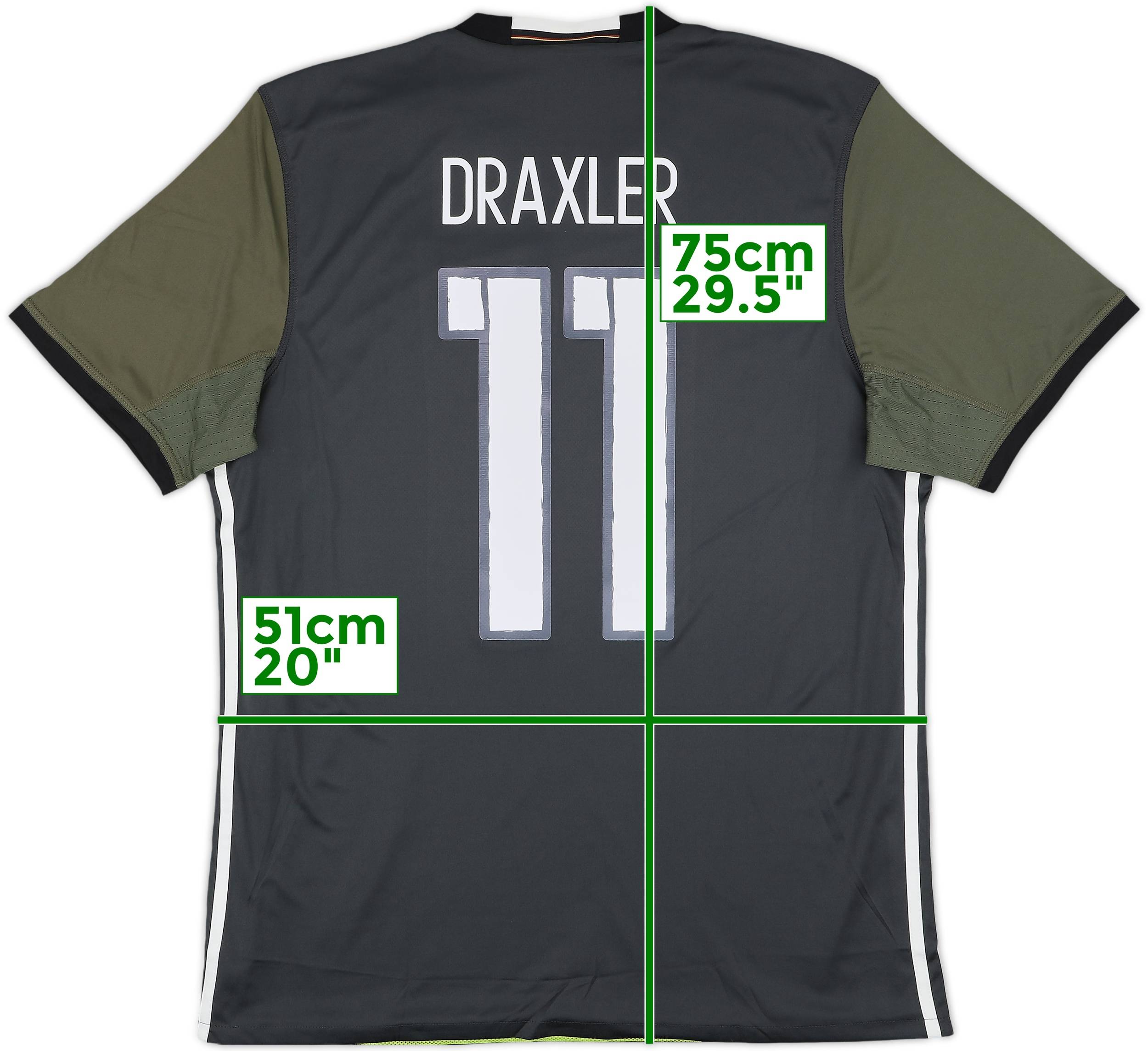 人気定番の 2015-17 Germany Away Shirt Draxler #11 (S) ウェア