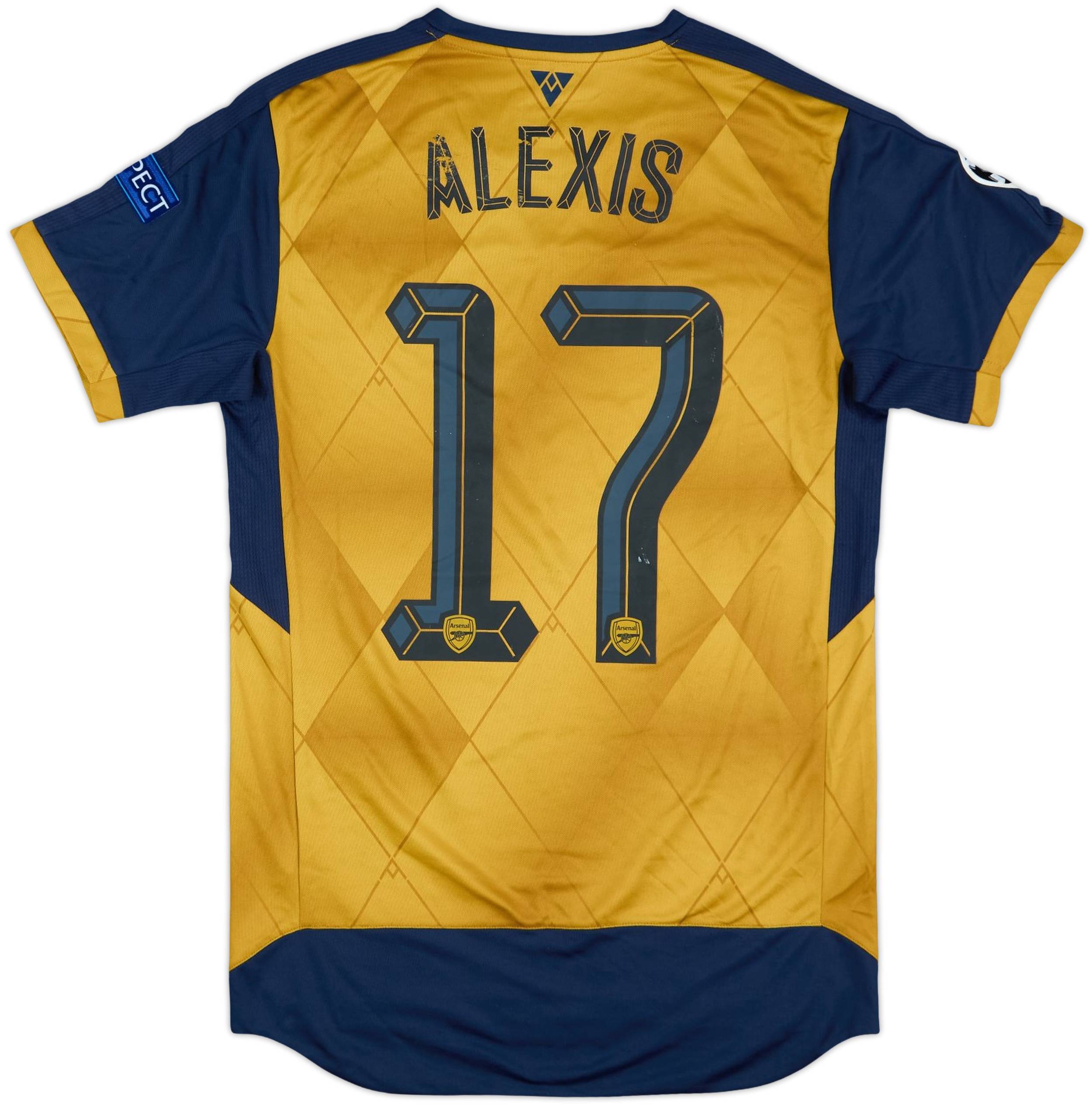 Arsenal home jersey L/S 2015/16 - Alexis 17
