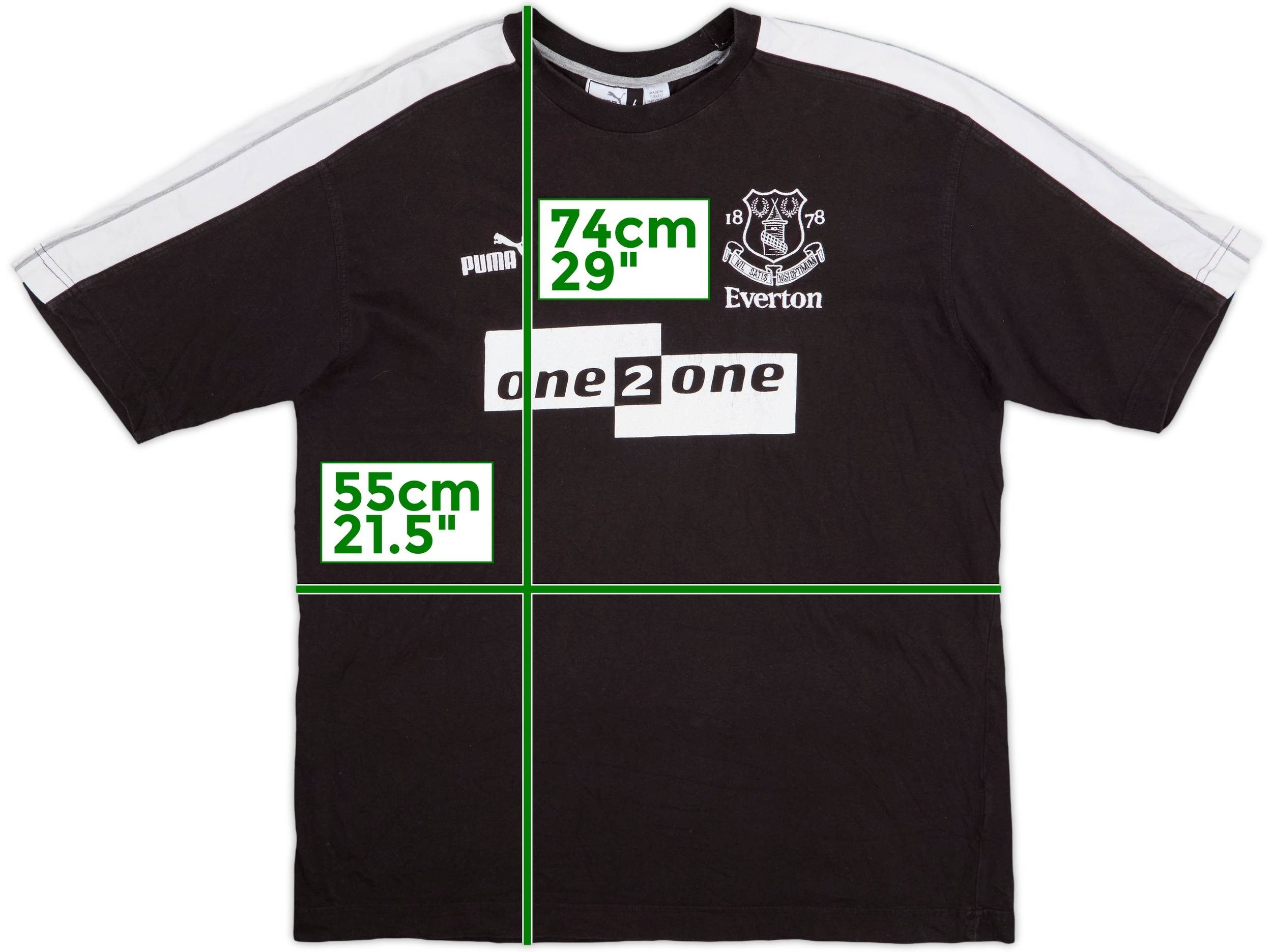 2001-02 Everton Puma Cotton Tee - 8/10 - (L)