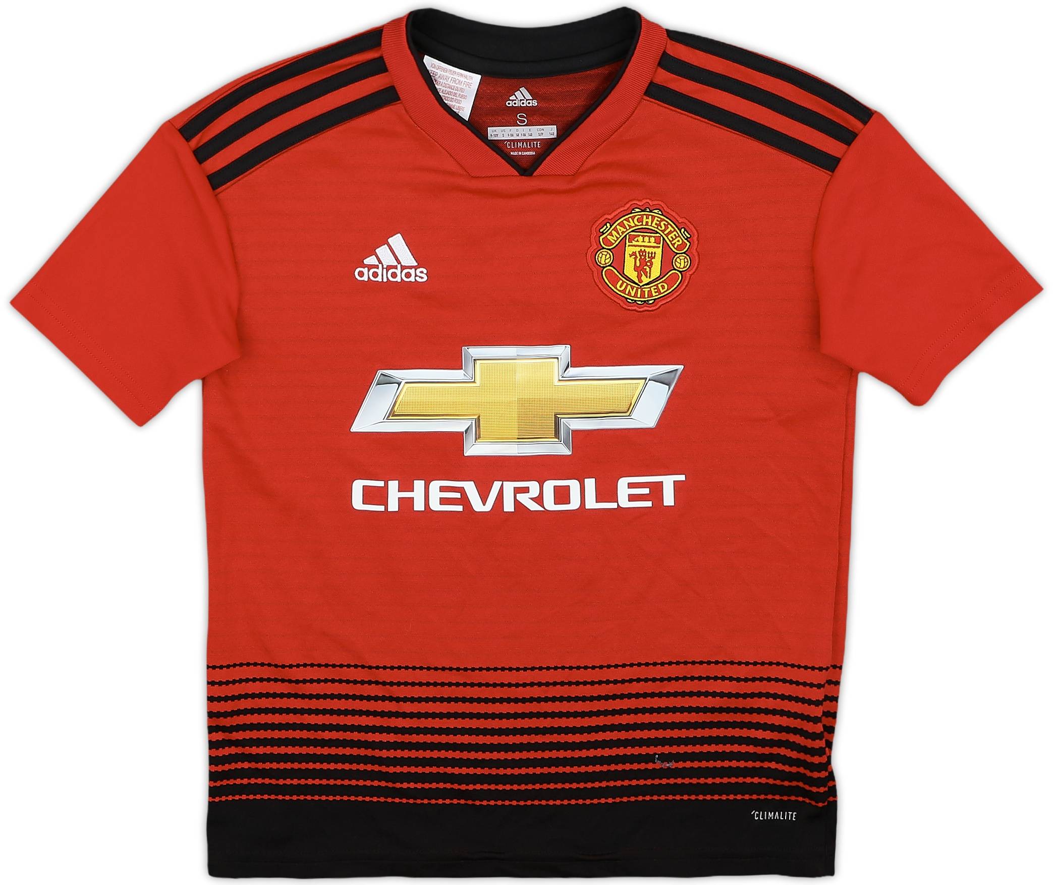 2017-18 Manchester United Home Shirt Lukaku #9 - 8/10 - (L)