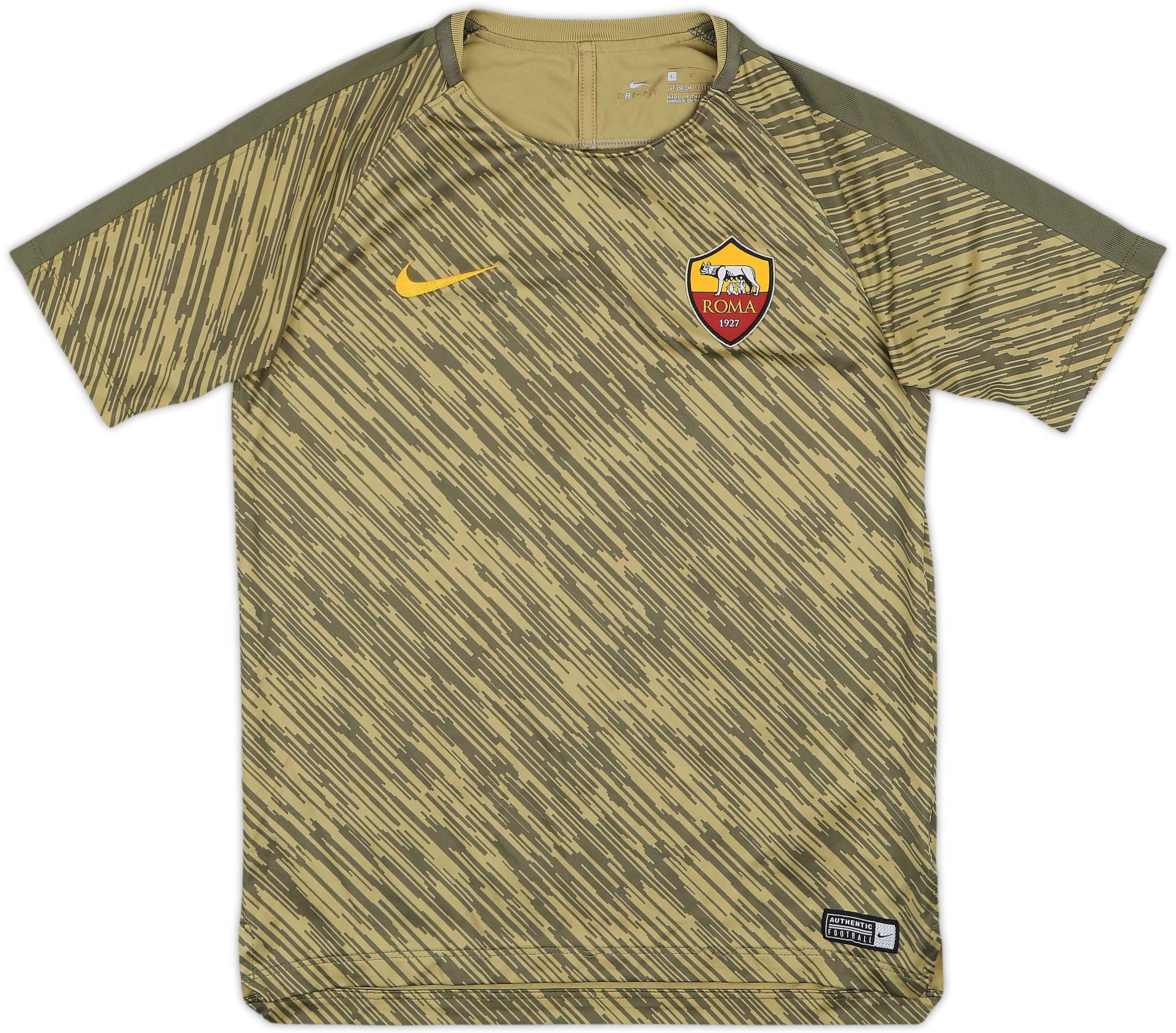 2018-19 Roma Nike Training Shirt - 10/10 - (L.Boys)