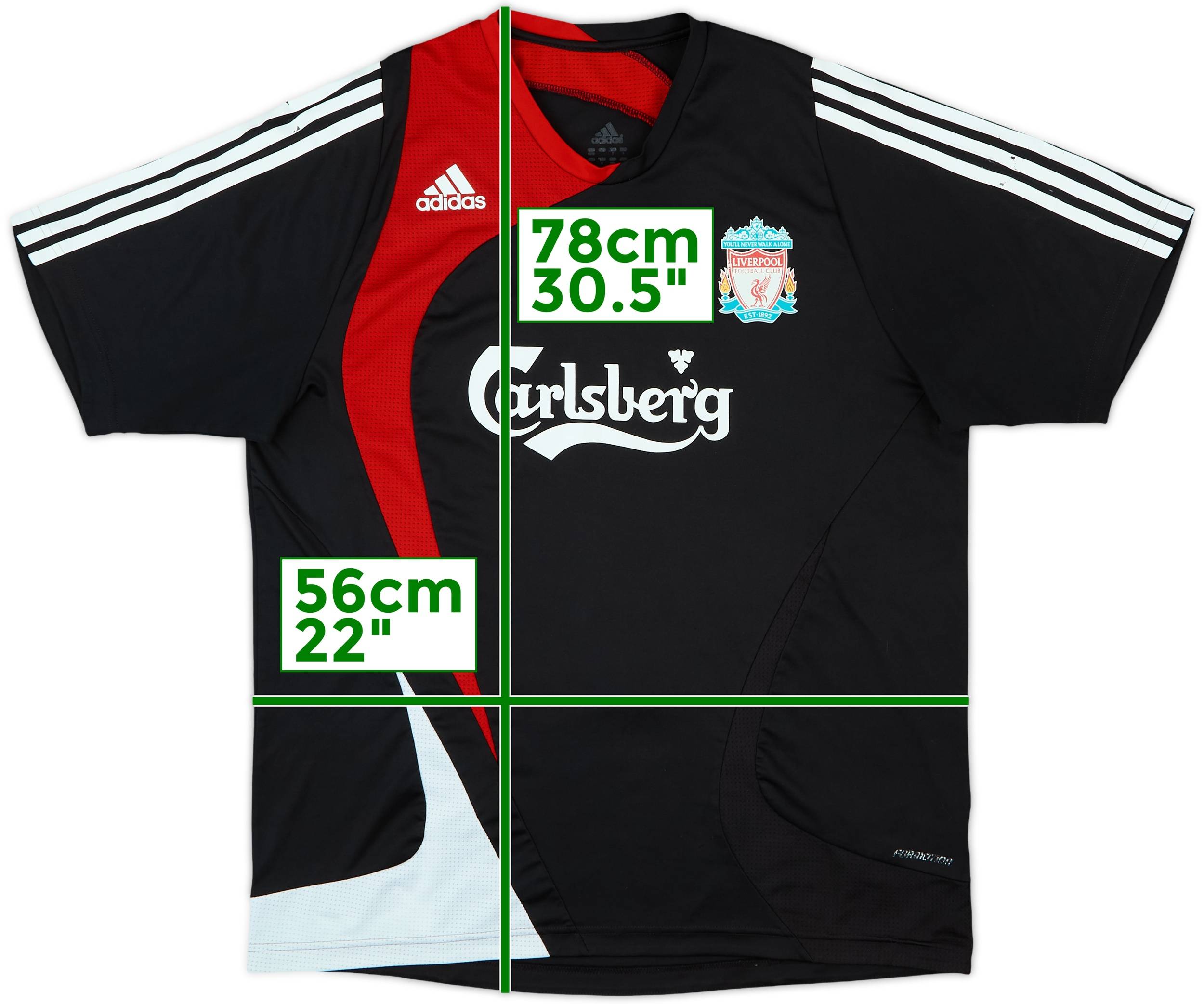 Liverpool Football Club CARLSBERG Adidas Embroidered Red