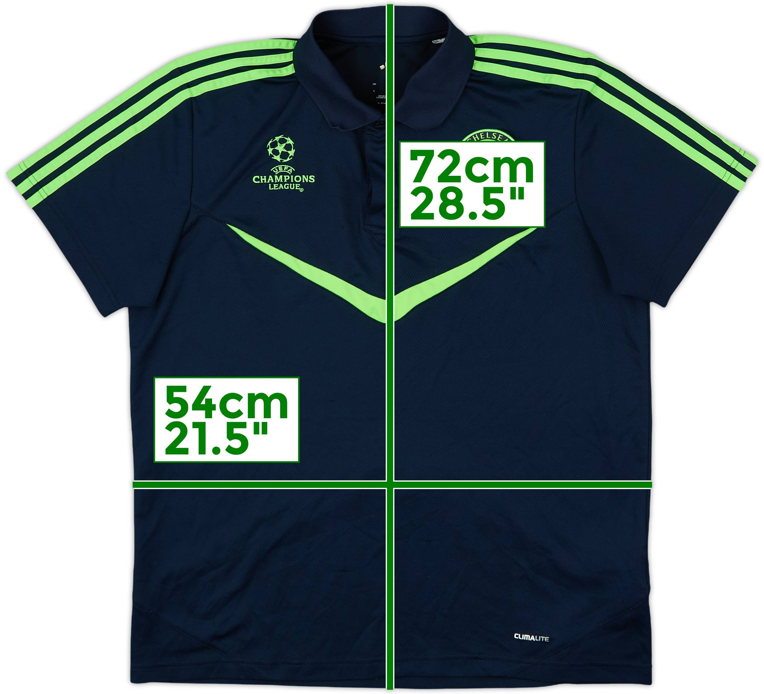 2010-11 Chelsea adidas CL Polo Shirt - 8/10 - (L)