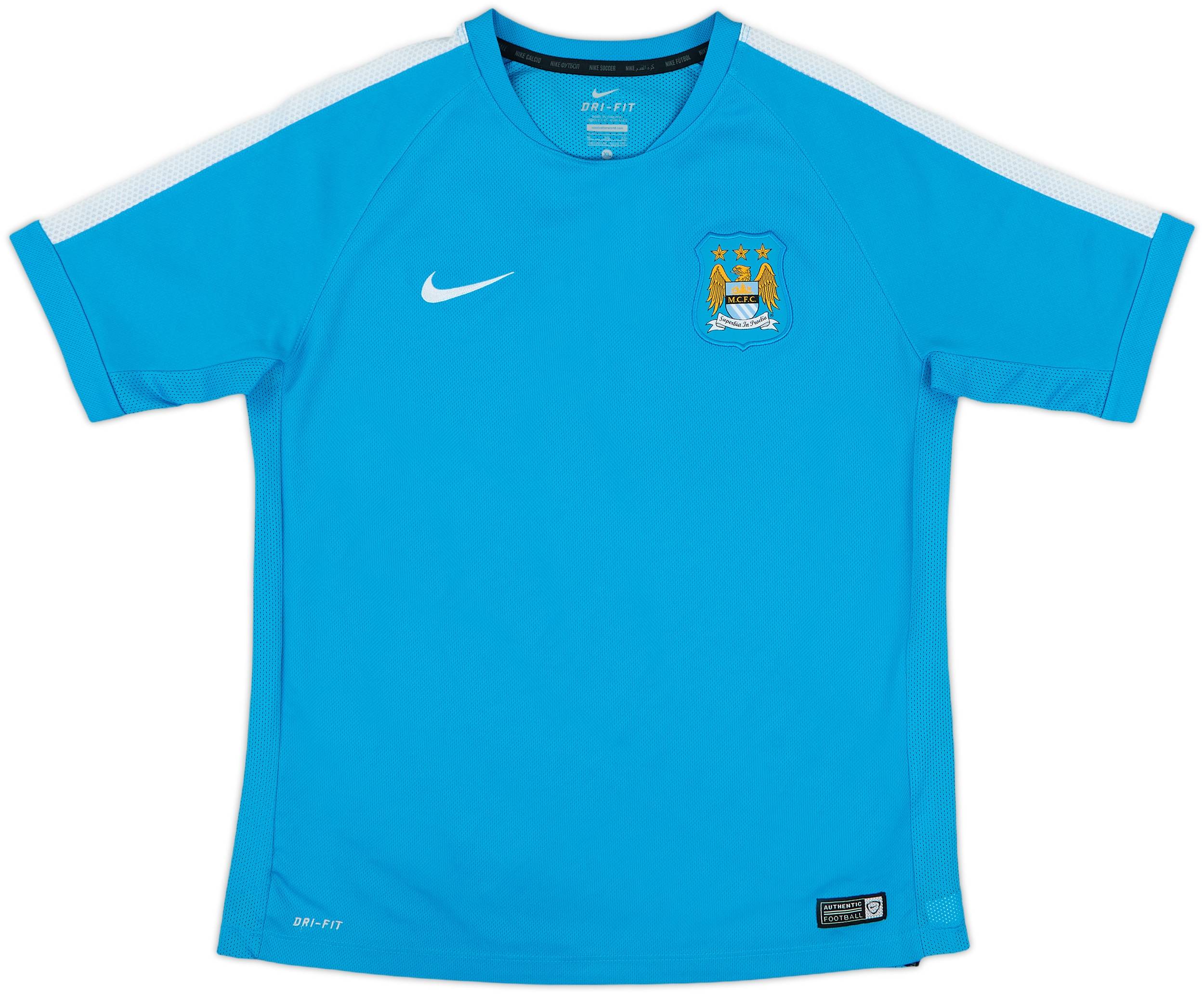 男性に人気！ 2014-15 Manchester City Nike Training Shirt - 9/10 - (XL.Boys) ウェア