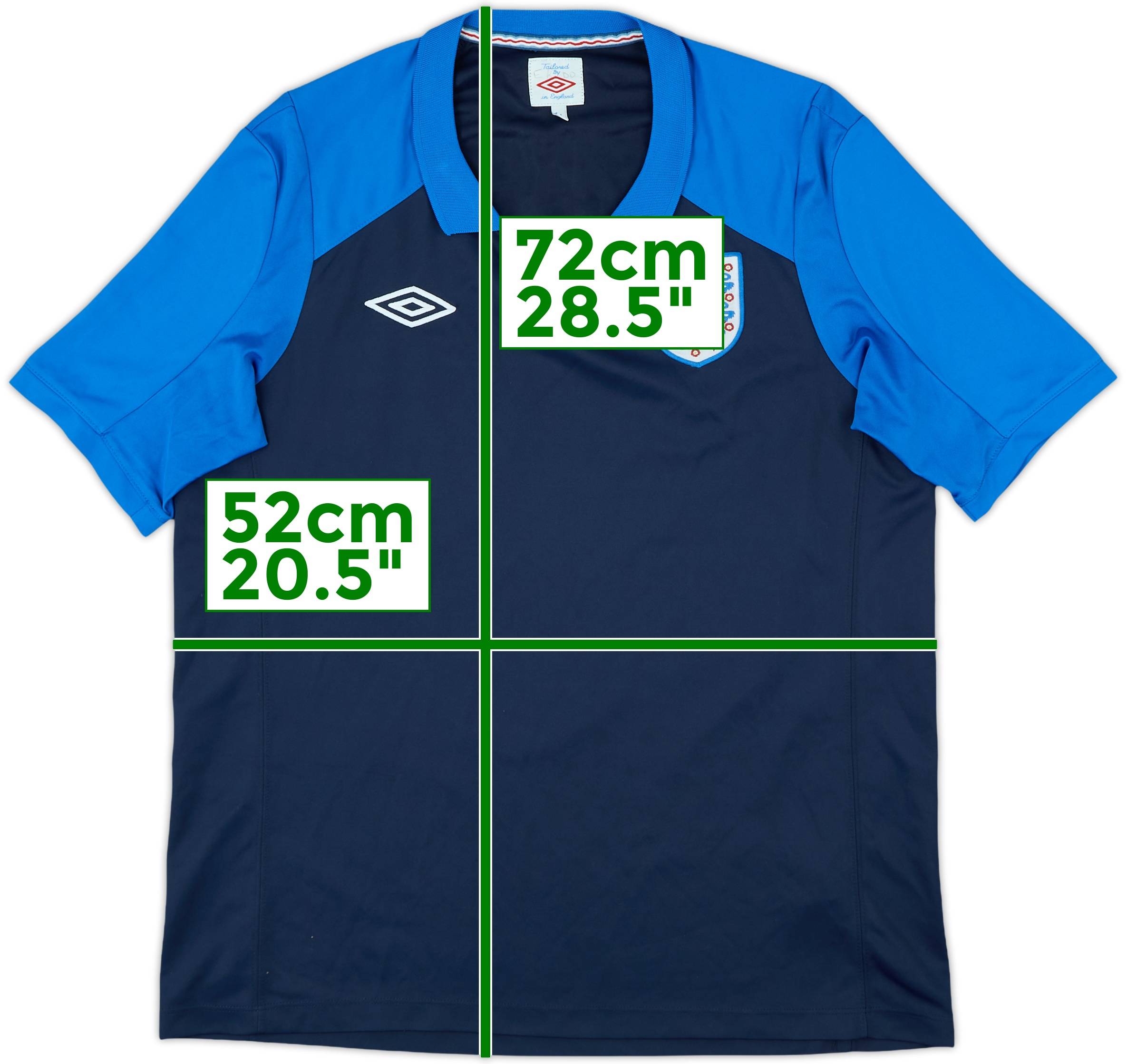 2010-11 England Umbro Training Shirt - 7/10 - (M)