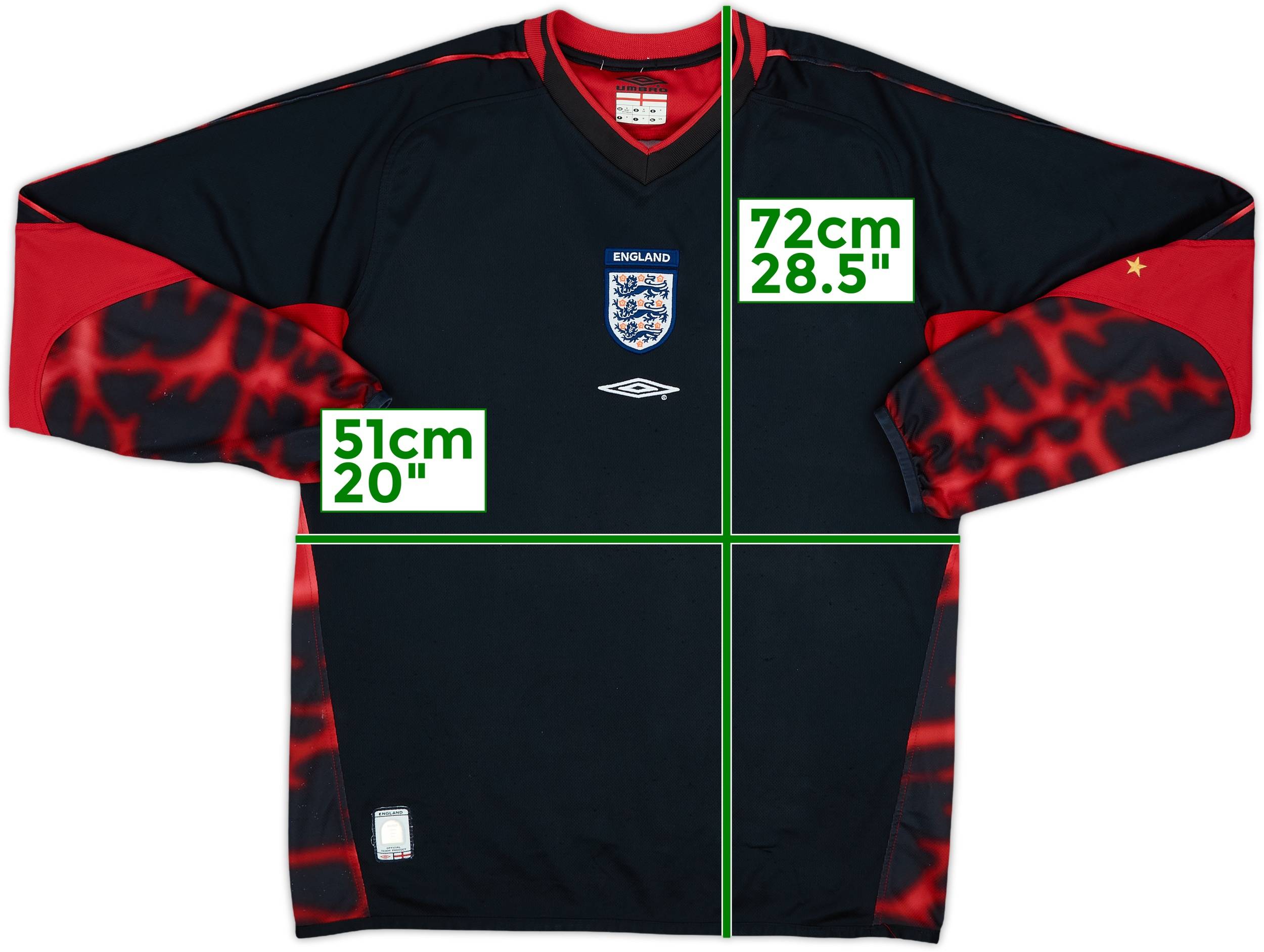 2004-06 England GK Shirt - 8/10 - (M)