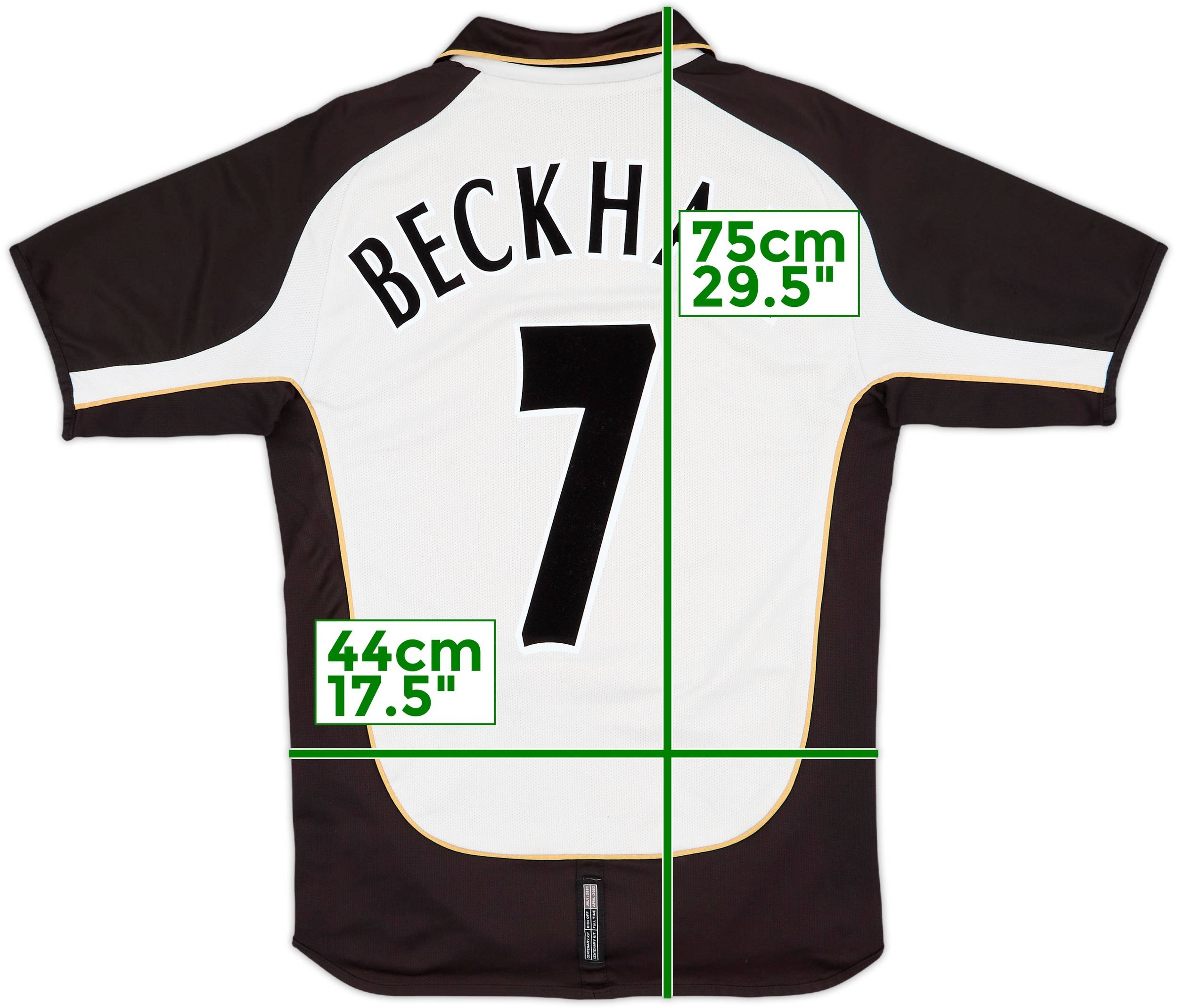Beckham ユニフォーム MANCHESTER UNITED 01/02 - Retro - BECKHAM # 7 - 2XL (USA-XL