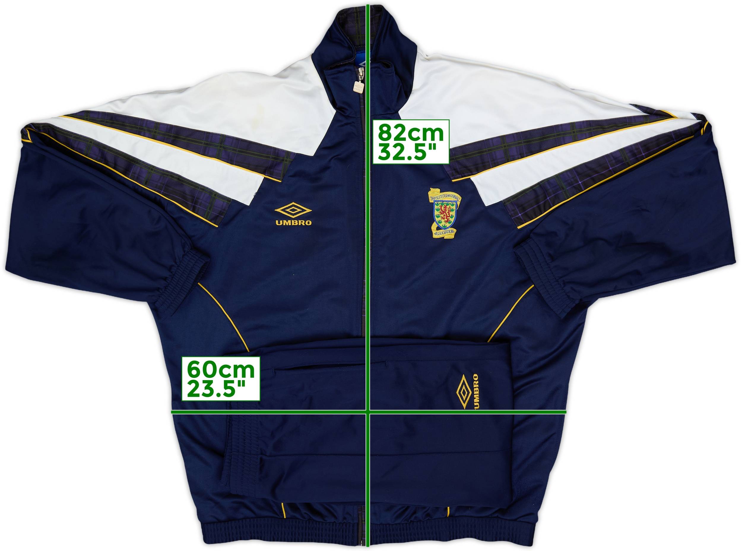 1994-96 Scotland Umbro Tracksuit - 7/10 - (L)