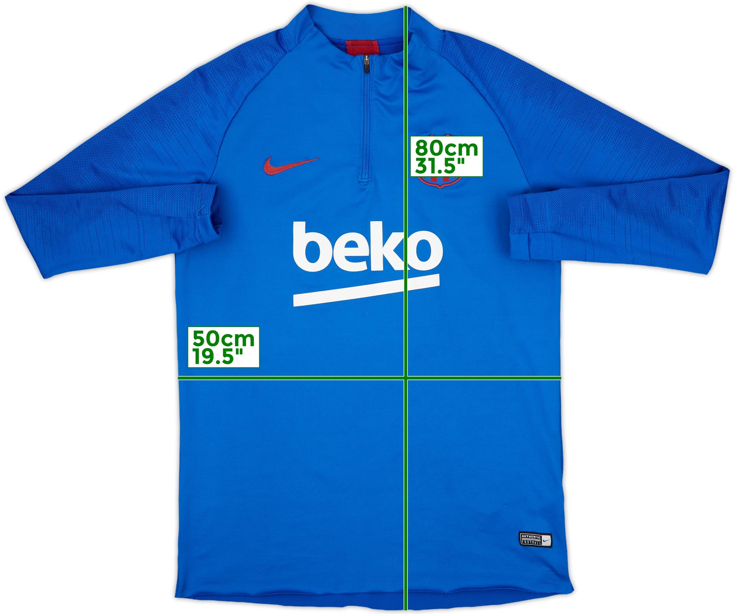 半額以下で買えるクーポン特集 - Top Drill Zip 1/4 Nike Barcelona 2019-20 3/10 (L) - ウェア