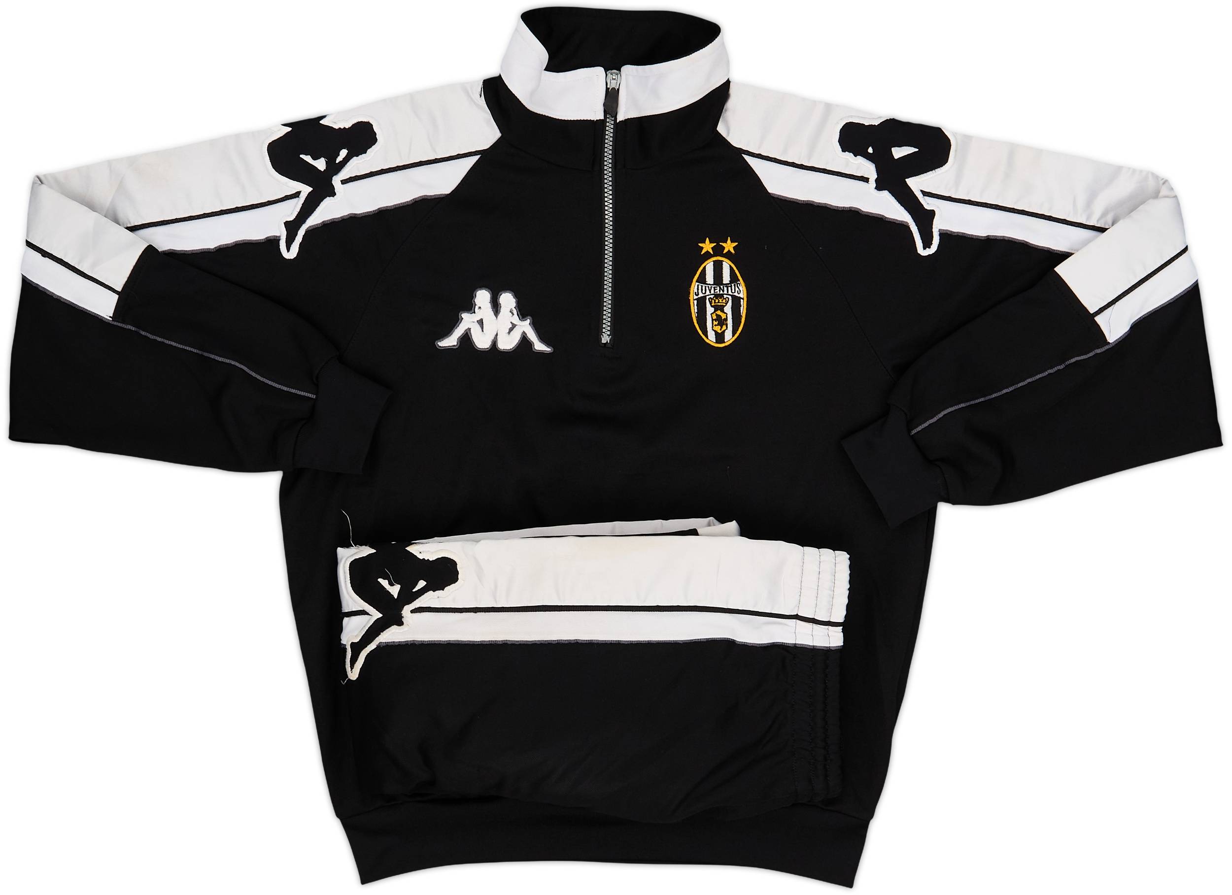 1998-99 Juventus Kappa 1/4 Zip Tracksuit - 6/10 - (YXXL)