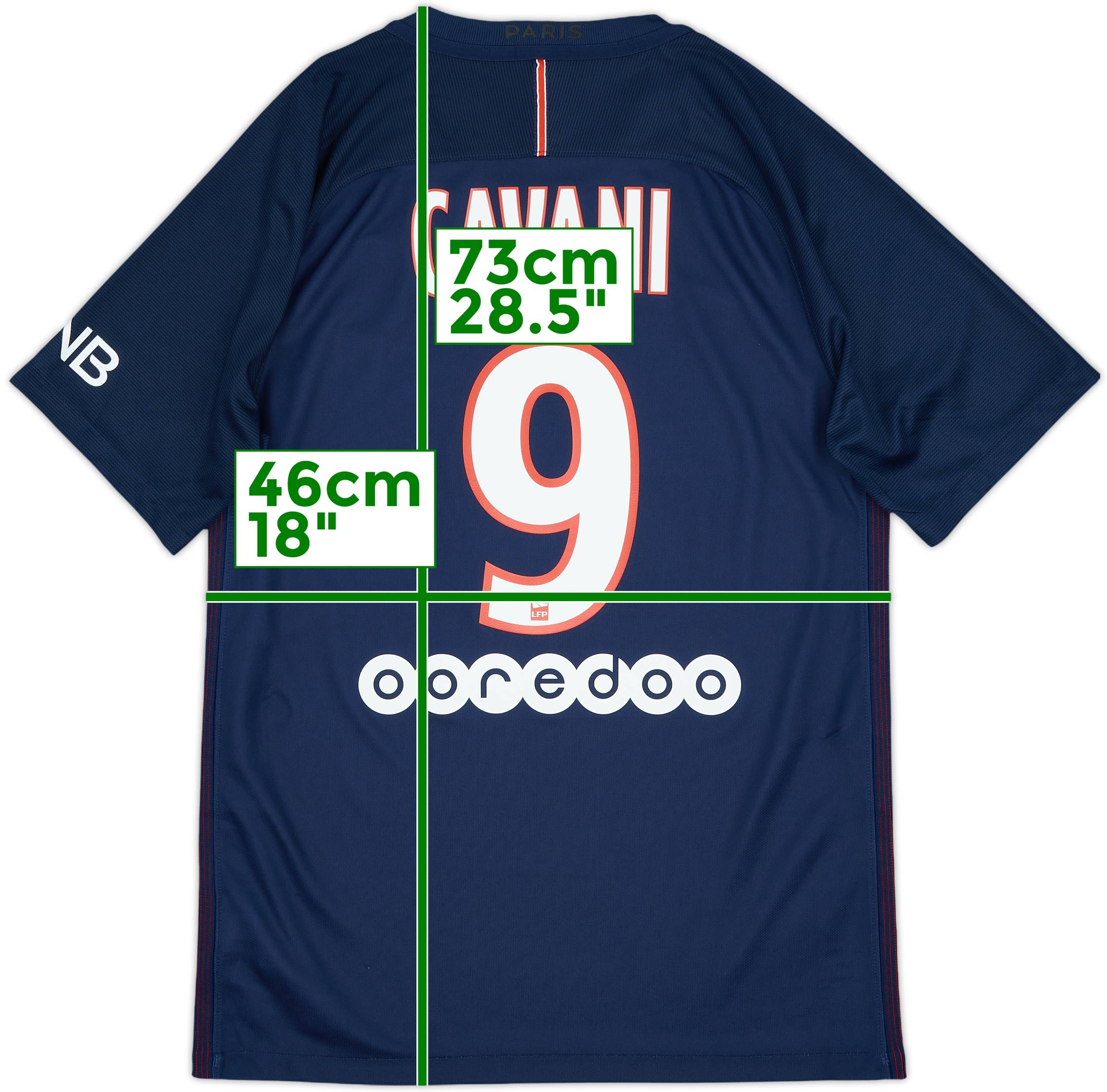 PSG 2016/2017 FOOTBALL SHIRT JERSEY NIKE SIZE S CAVANI #9 | eBay