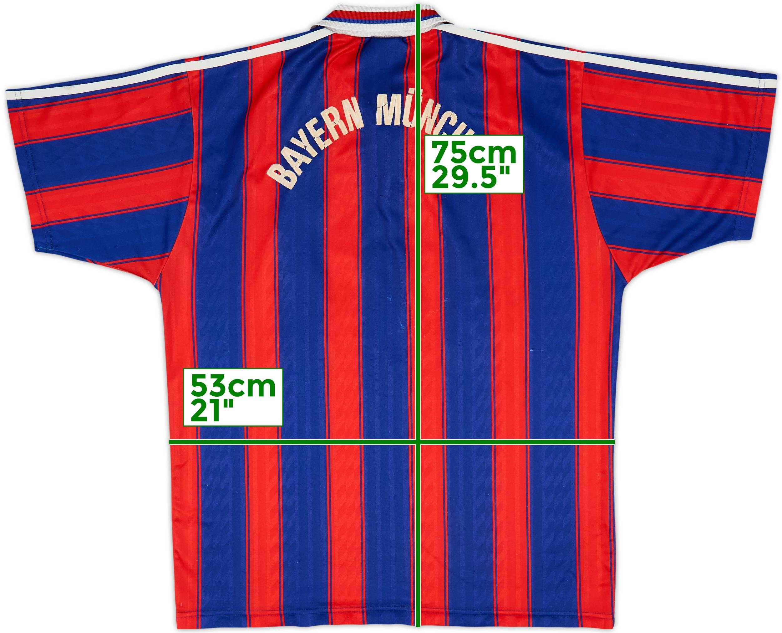 Vintage Original FC Bayern Munich Football Home Shirt 1995