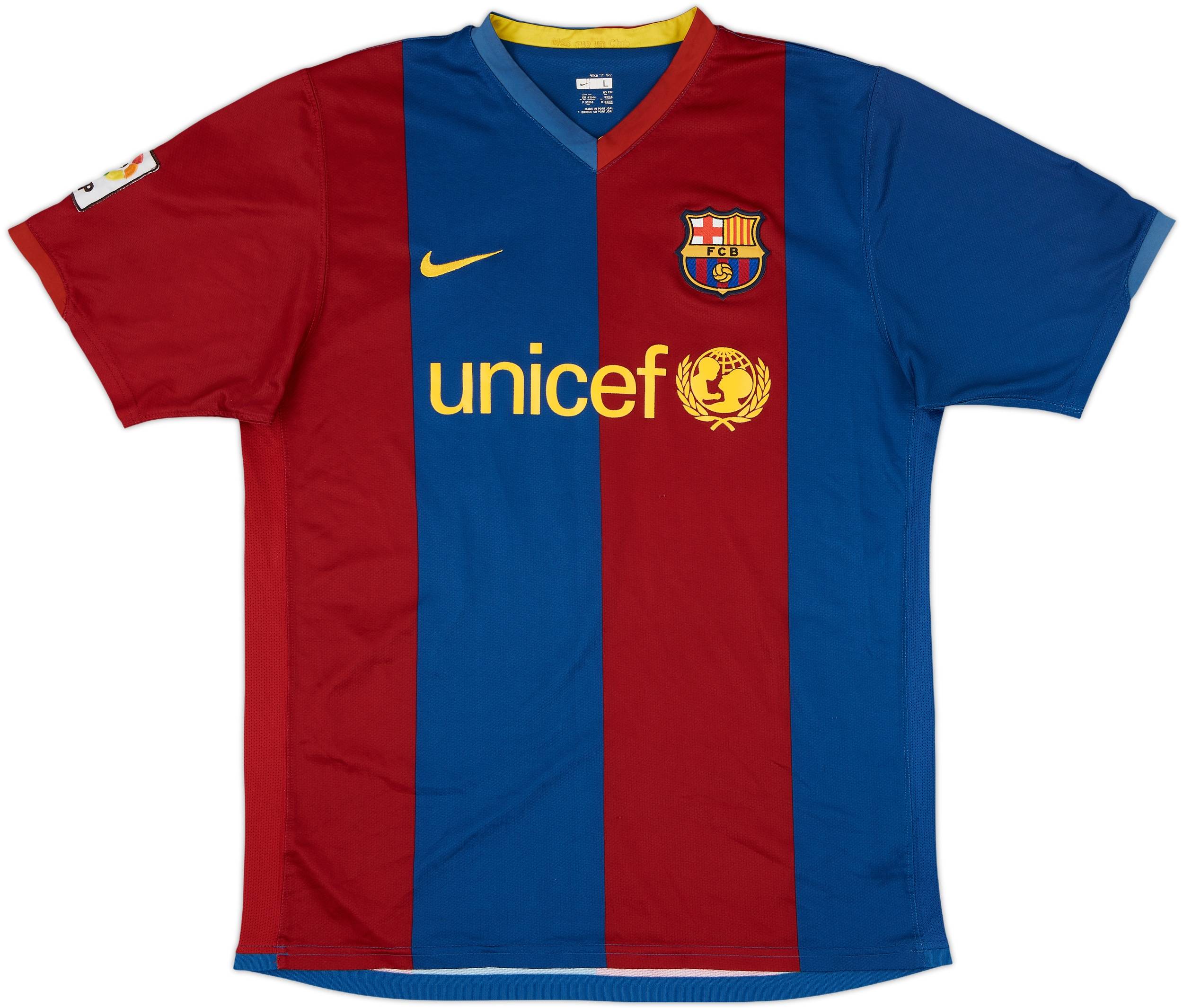 2006-07 Barcelona Home Shirt Ronaldinho #10 - 8/10 - (L)