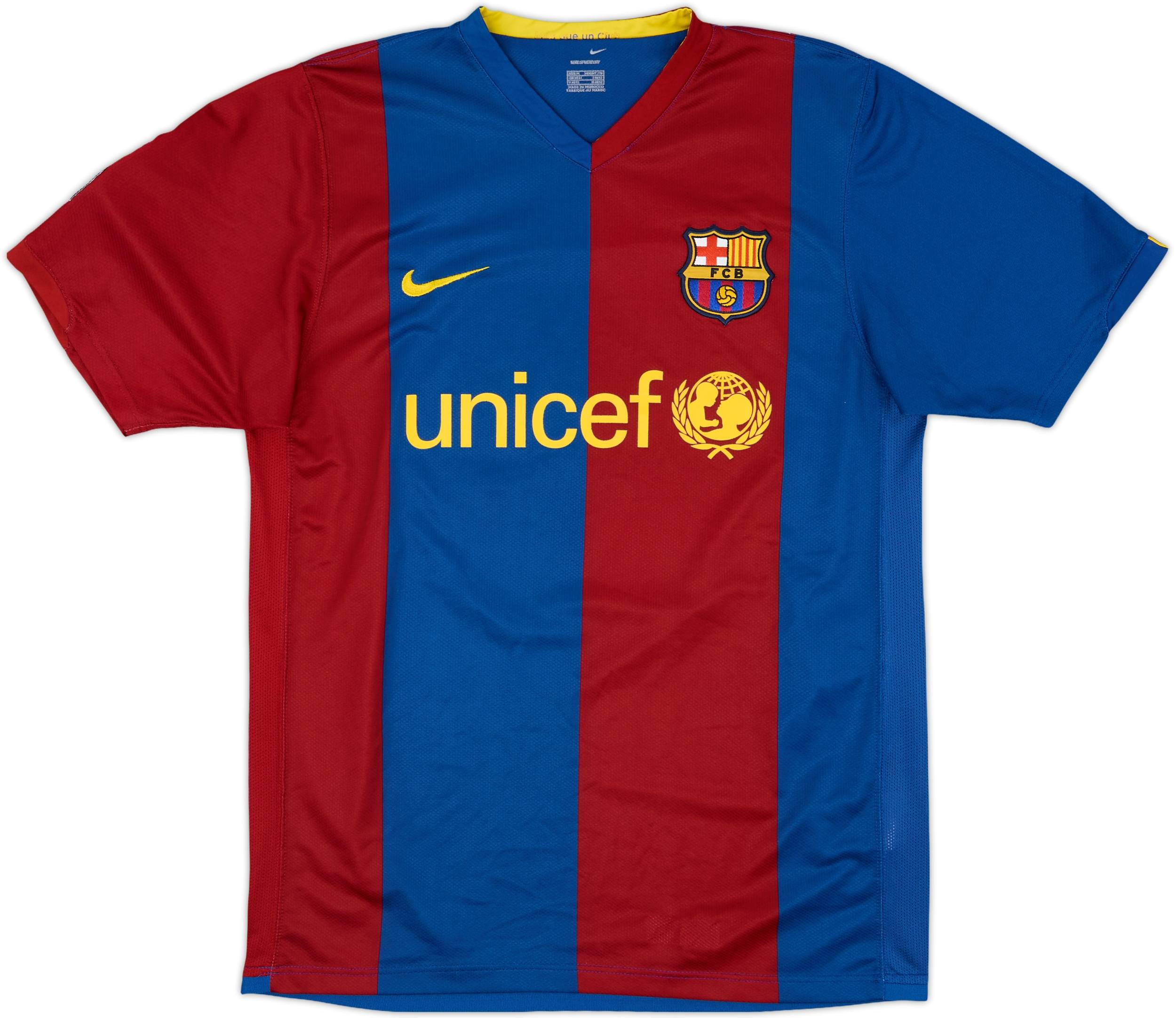 2006-07 Barcelona Home Shirt Ronaldinho #10 - 8/10 - (M)