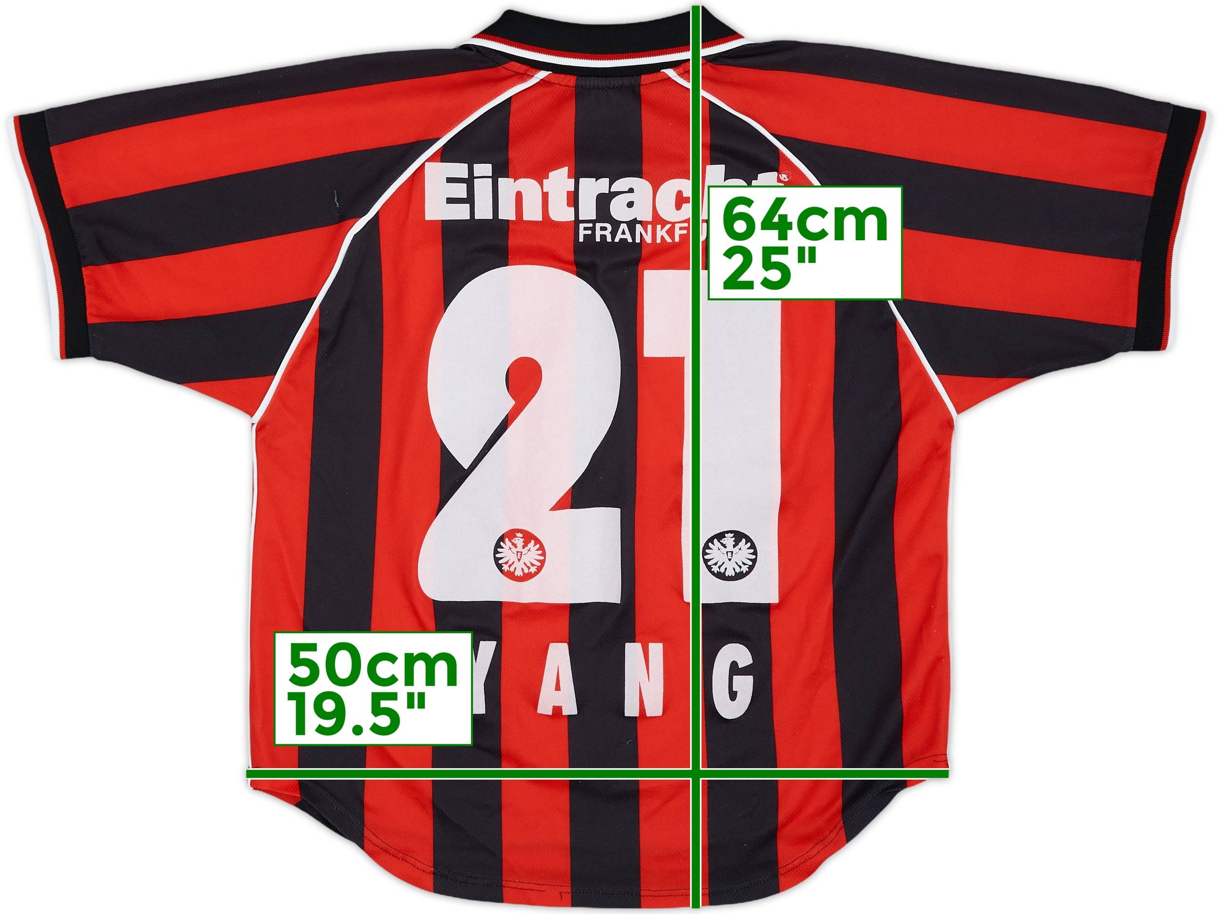 2001-03 Eintracht Frankfurt Home Shirt Yang #21 - 5/10 - (M