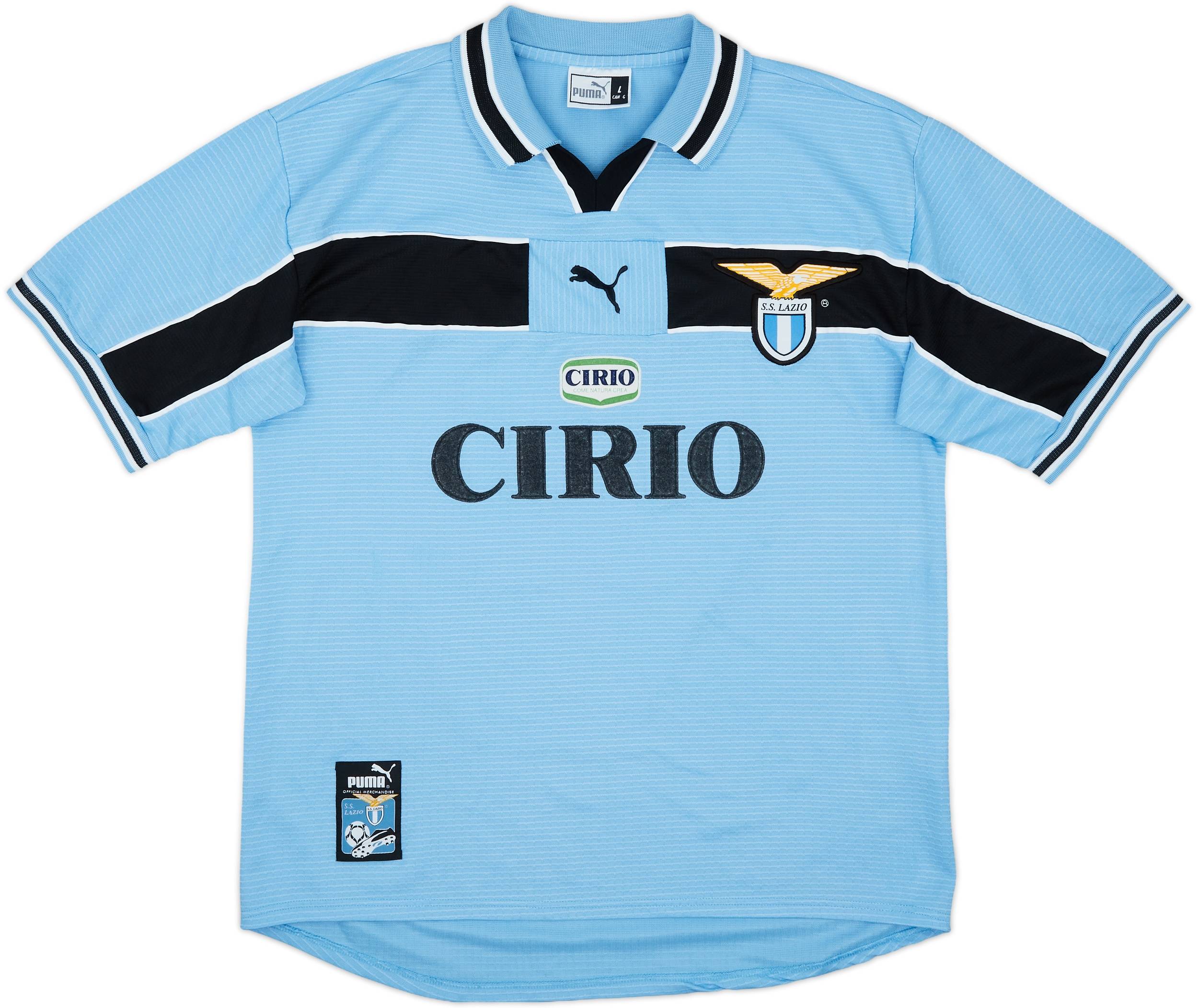 【時間指定不可】 Mancini Shirt Home Lazio 1998-00 #10 (L) - 8/10 - 応援グッズ