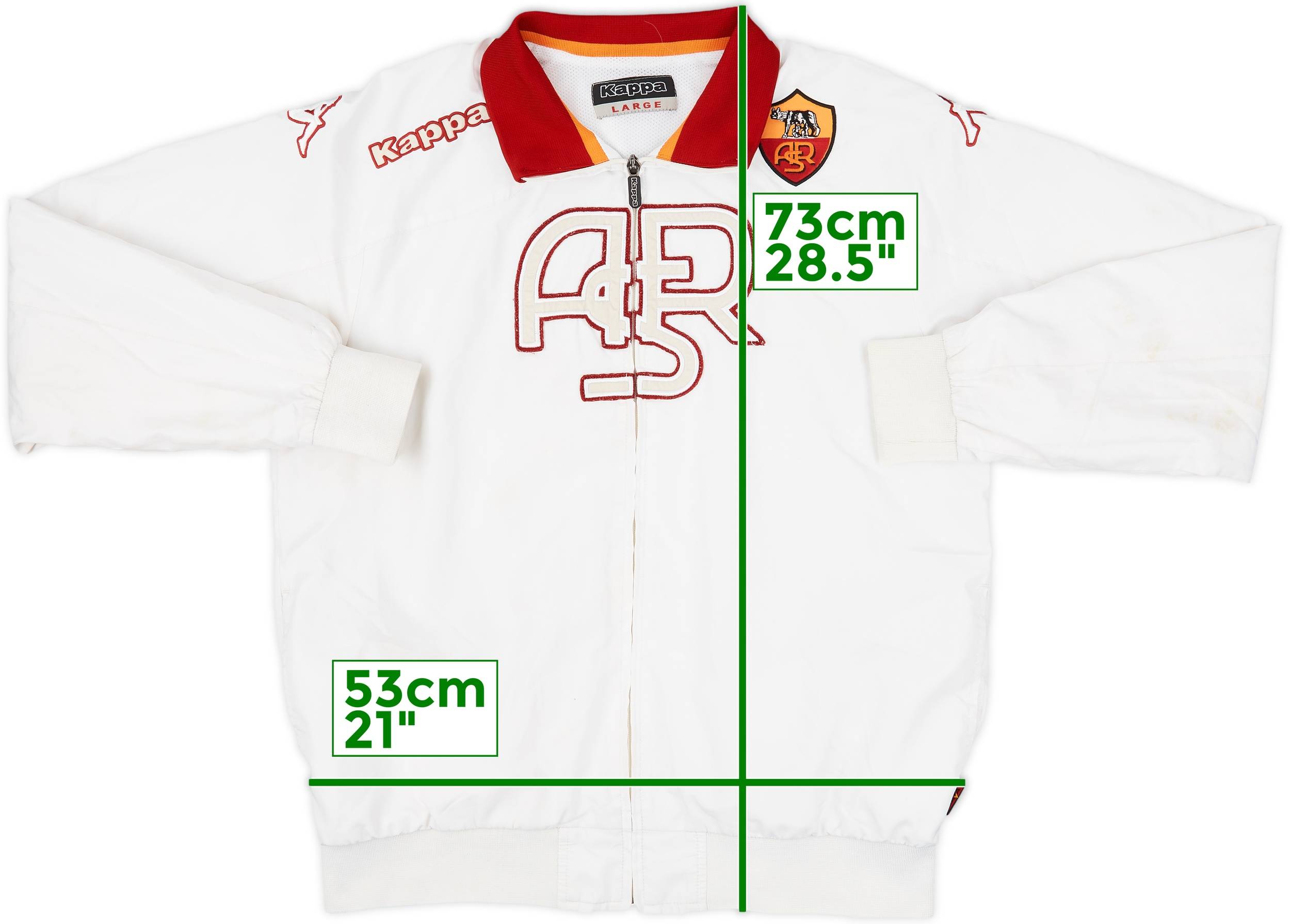 2011-12 Roma Kappa Track Jacket - 6/10 - (L)