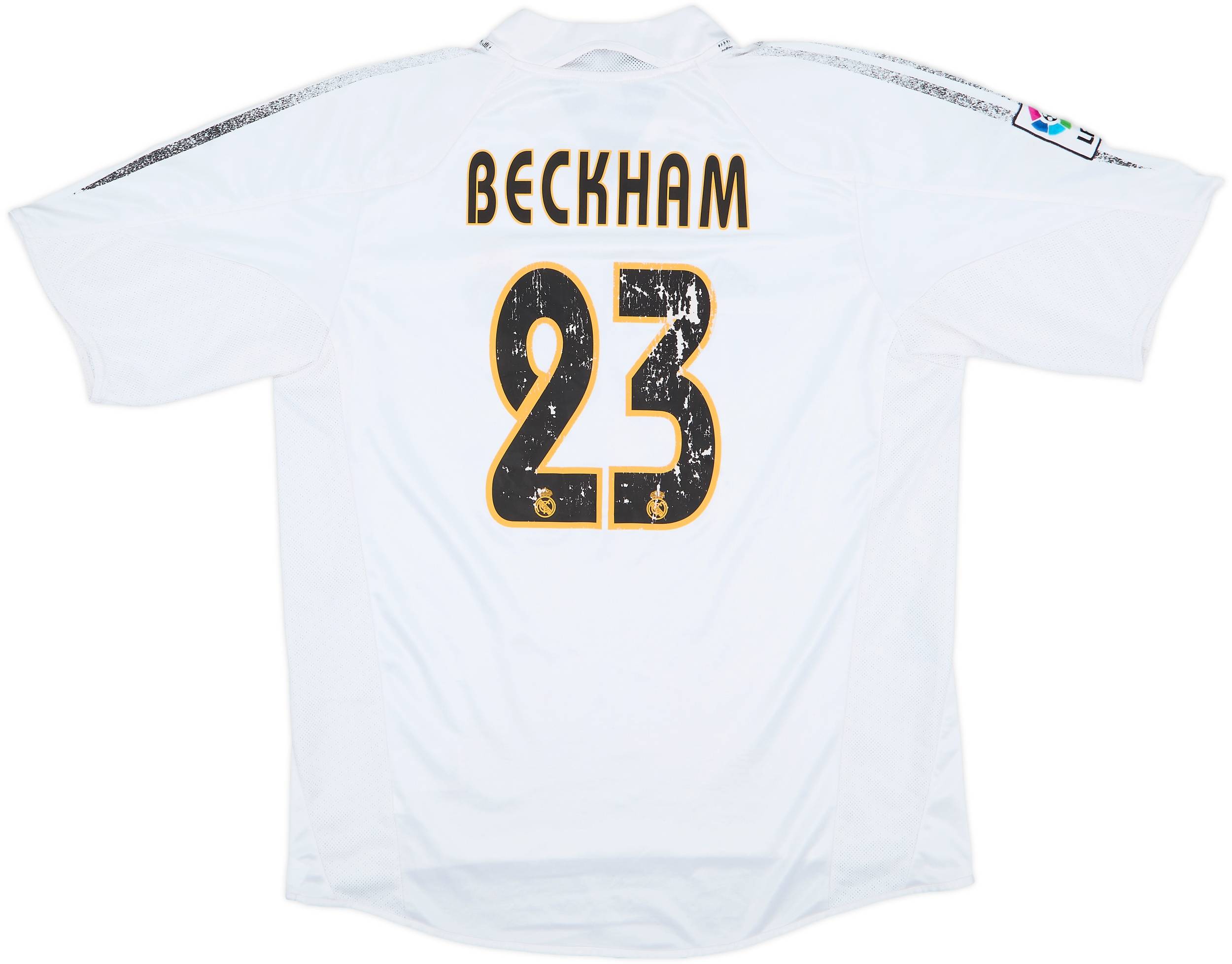 Vintage Beckham Real Madrid 04/05 Home Size L adidas Soccer